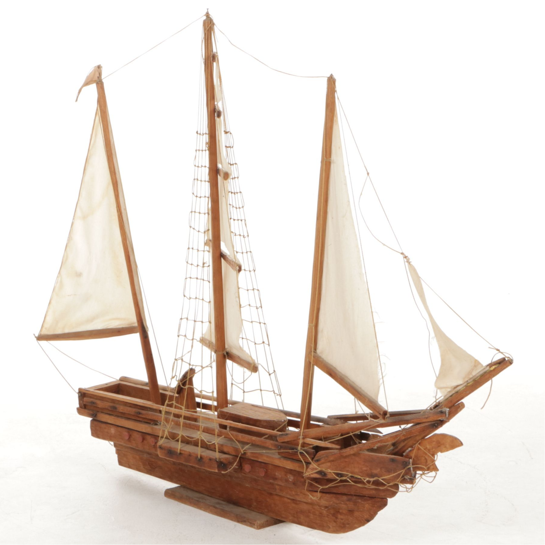 Hand-Crafted Polacca Model Ship