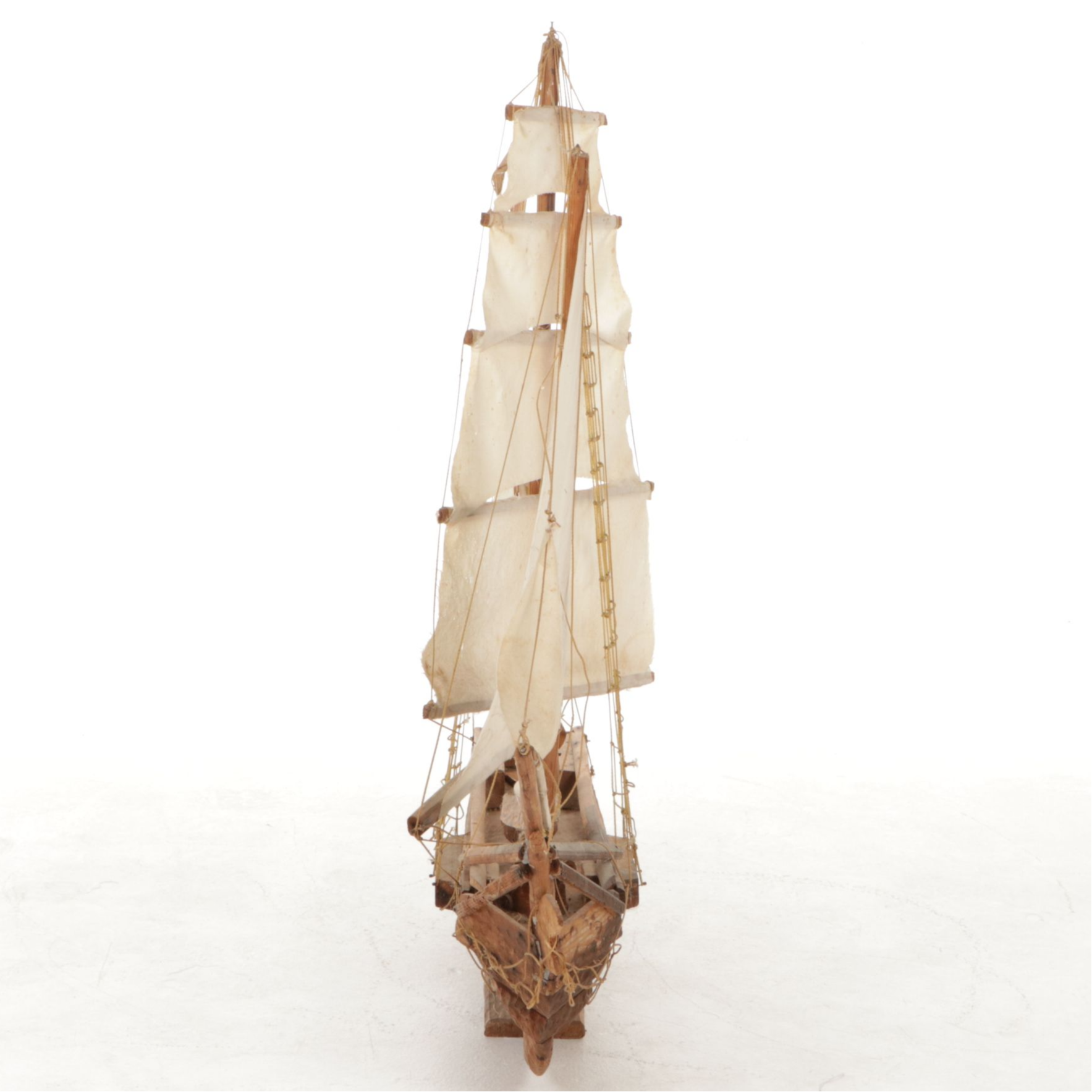 Hand-Crafted Polacca Model Ship