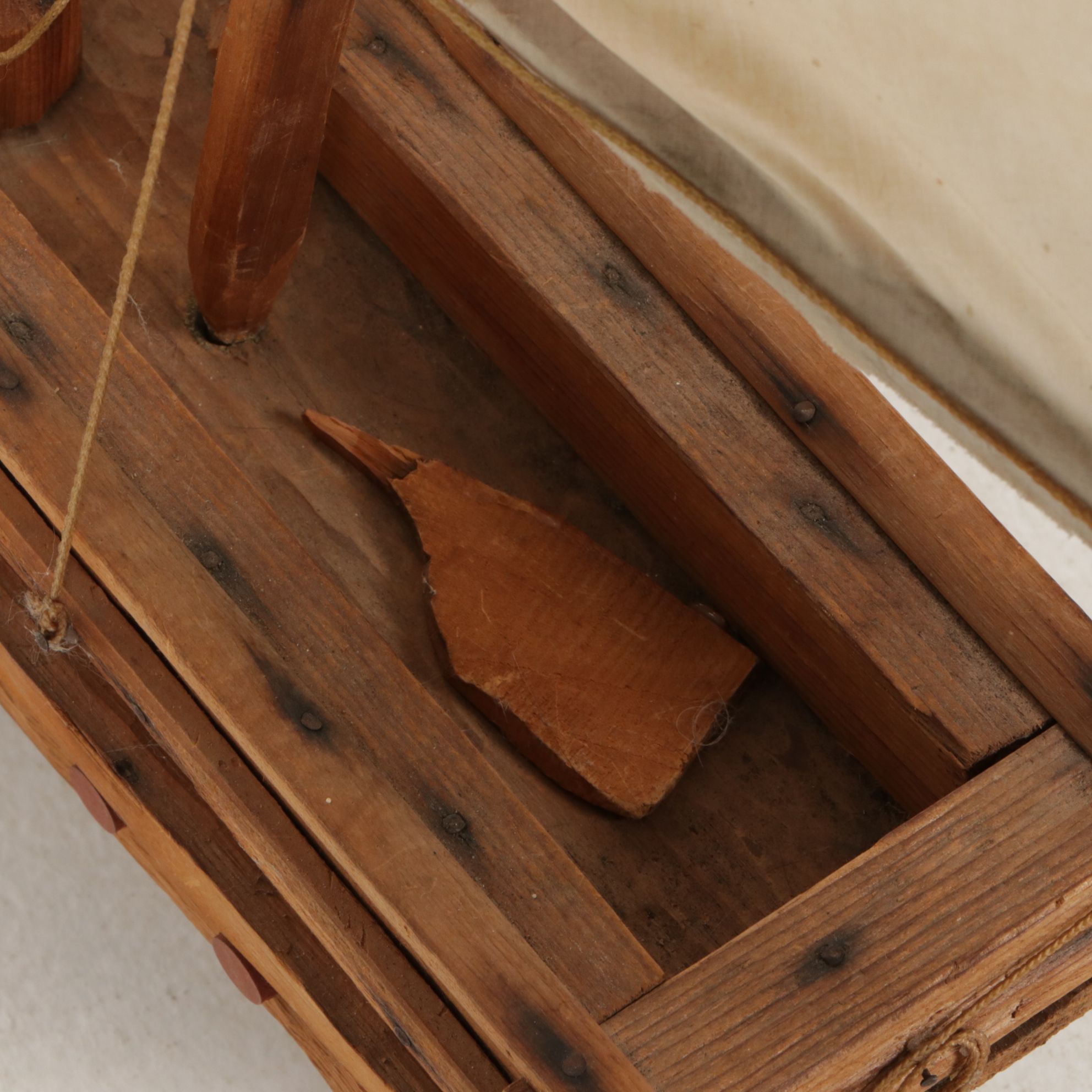 Hand-Crafted Polacca Model Ship