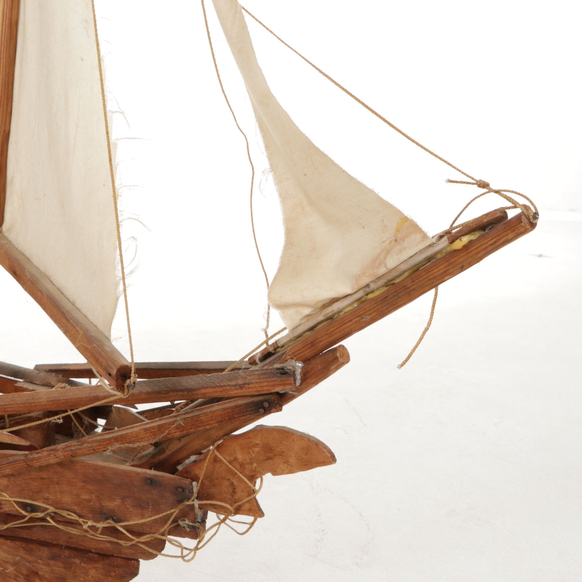 Hand-Crafted Polacca Model Ship