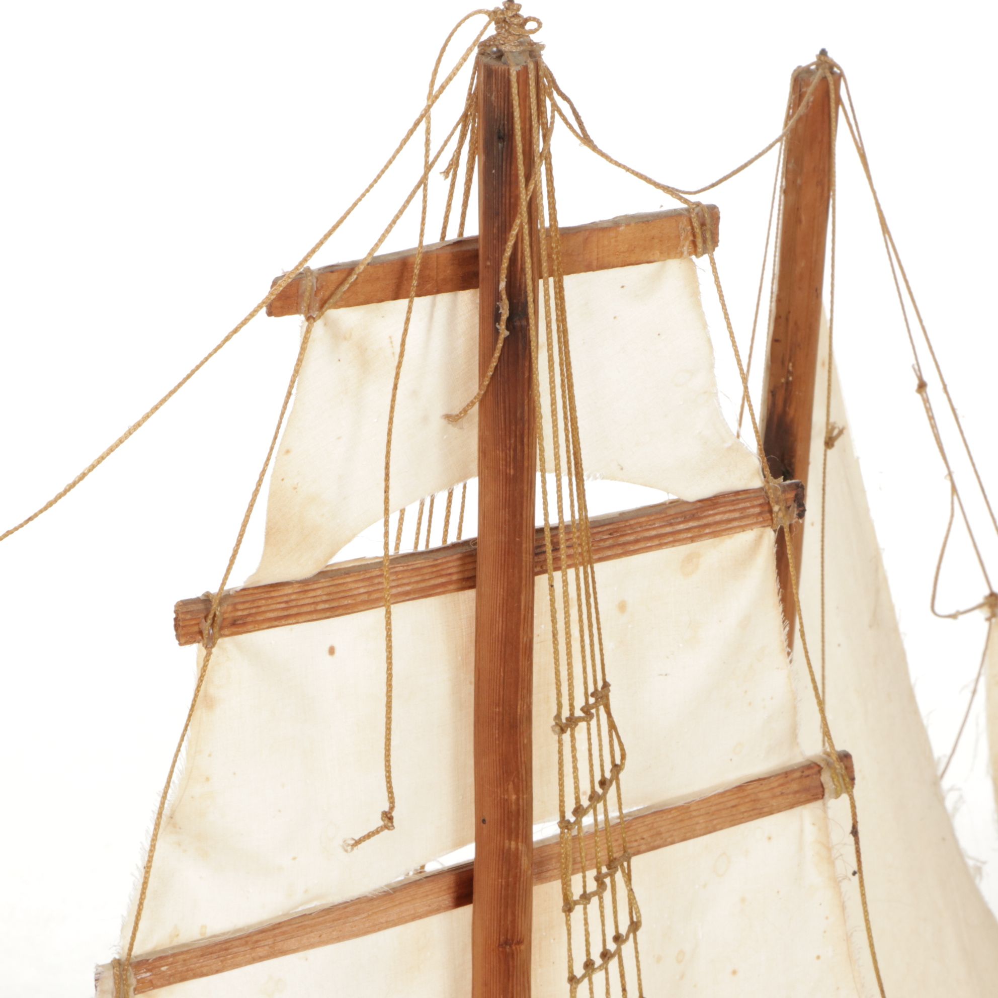 Hand-Crafted Polacca Model Ship