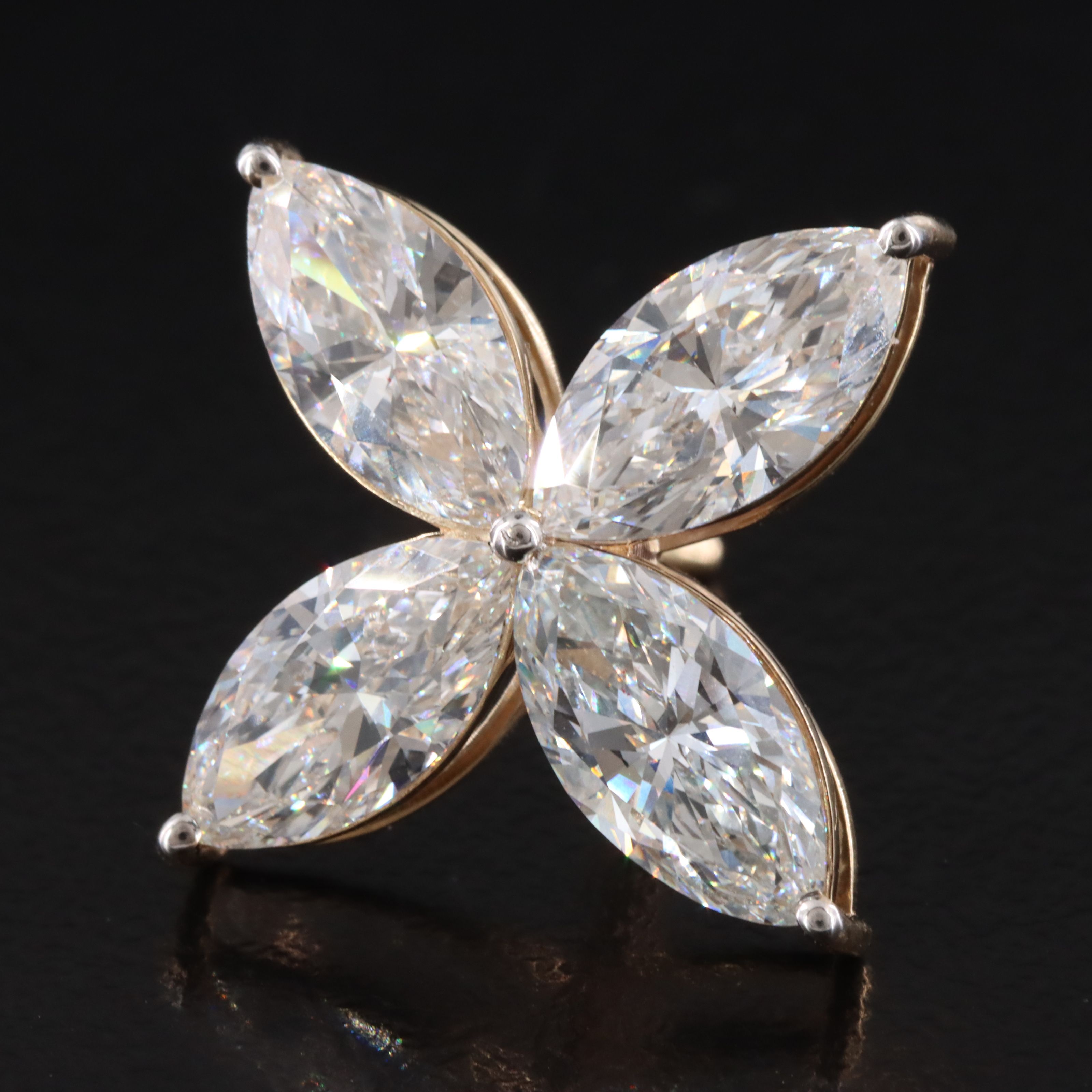 14K 6.54 CTW Lab Grown Diamond Earrings