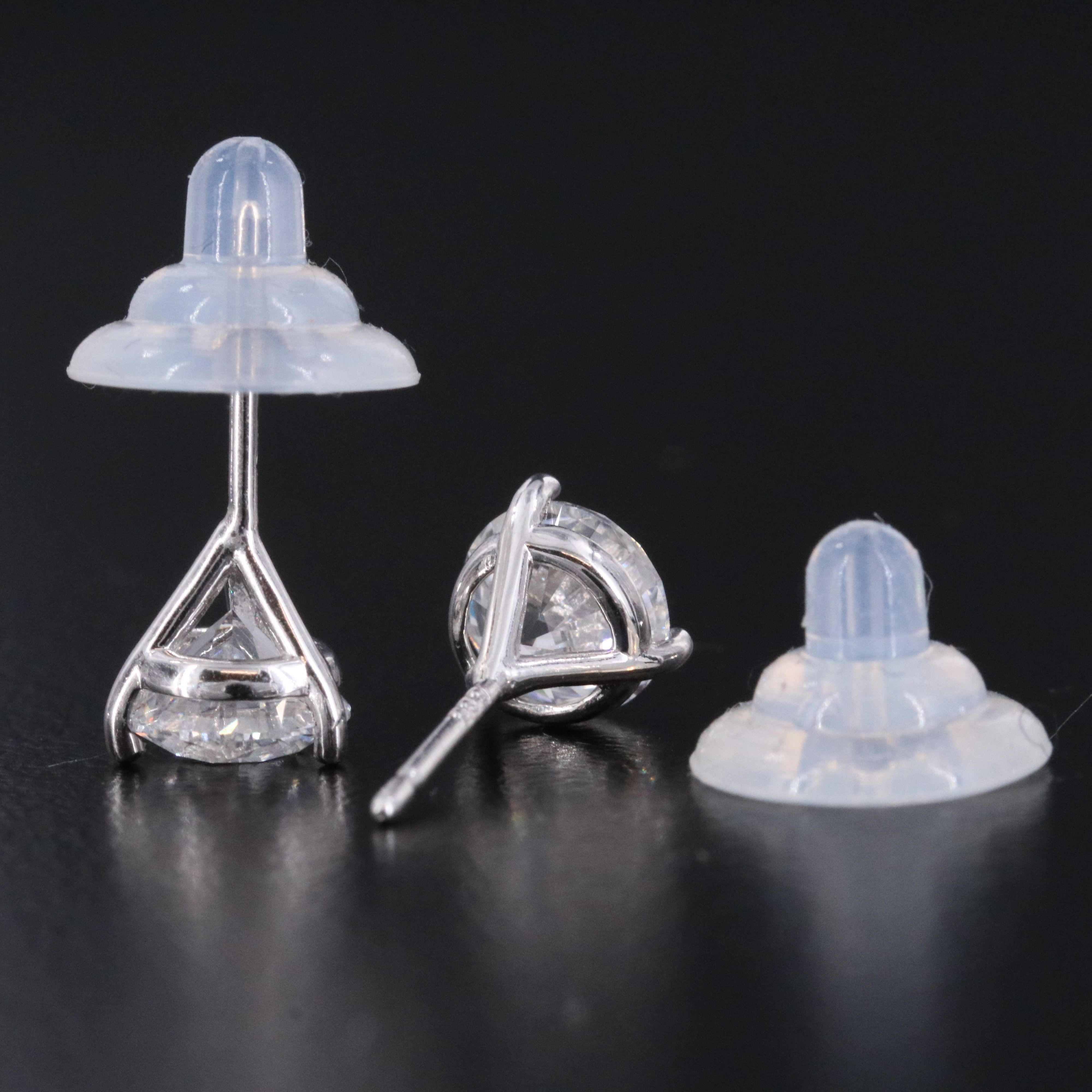 14K 2.00 CTW Lab Grown Diamond Stud Earrings