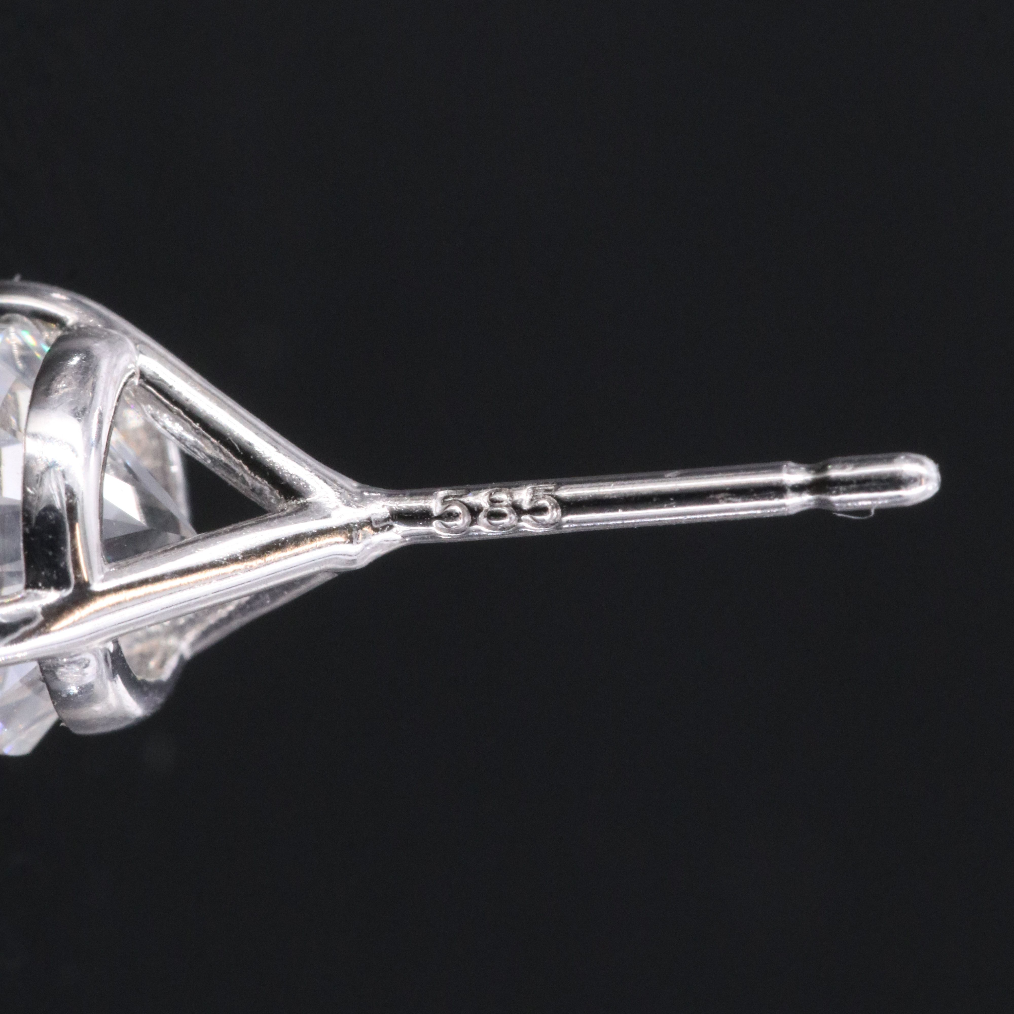 14K 2.00 CTW Lab Grown Diamond Stud Earrings