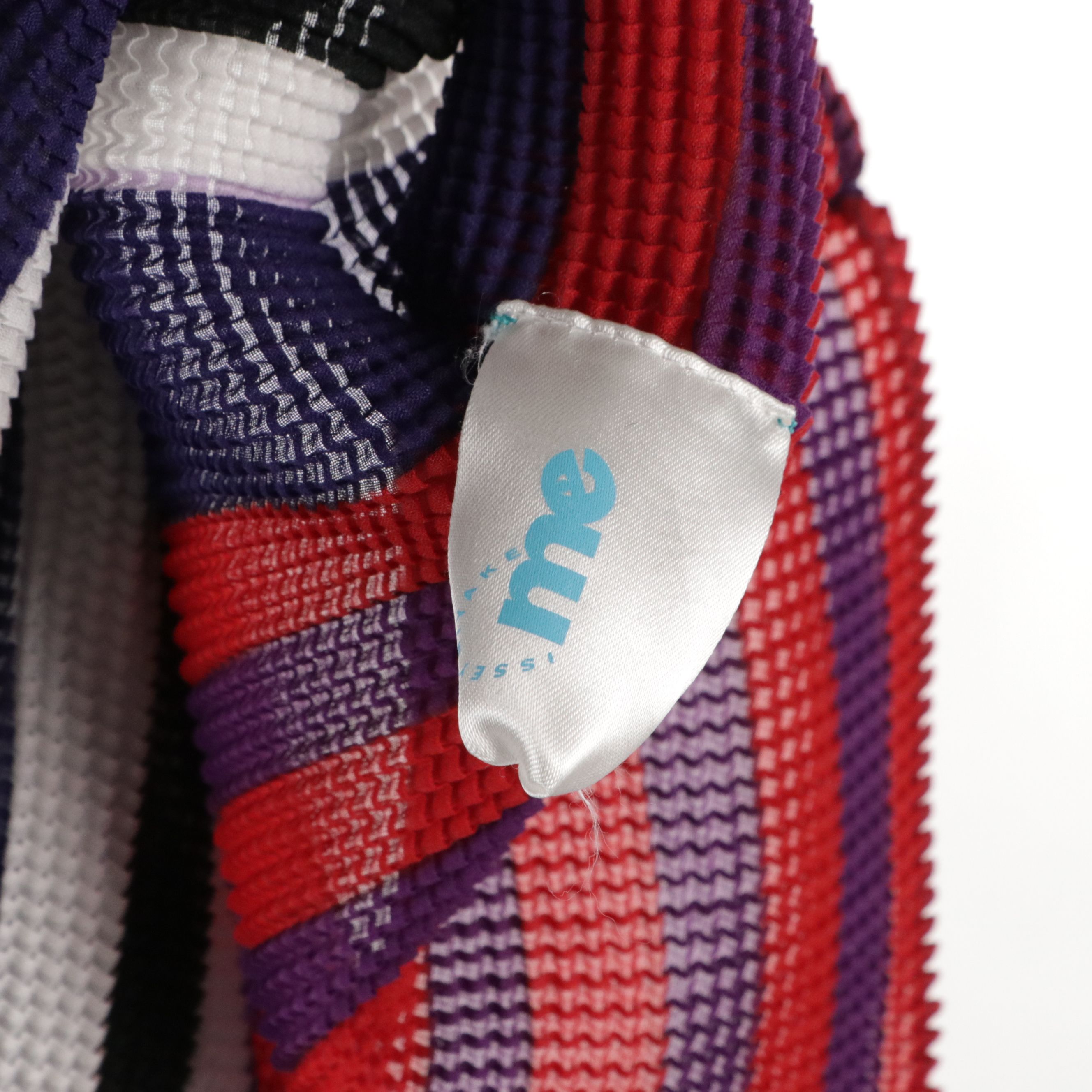 Issey Miyake Multicolor Stripe Stretchy Sleeveless Top