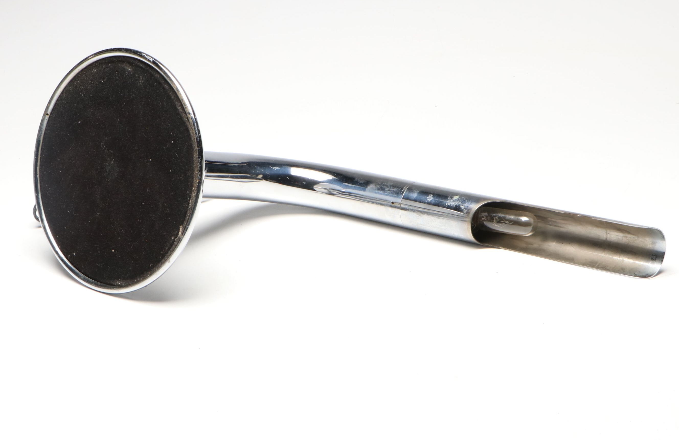 Postmodern Chromed Table Lamp in the Style of Ingo Maurer's "Gulp" Light