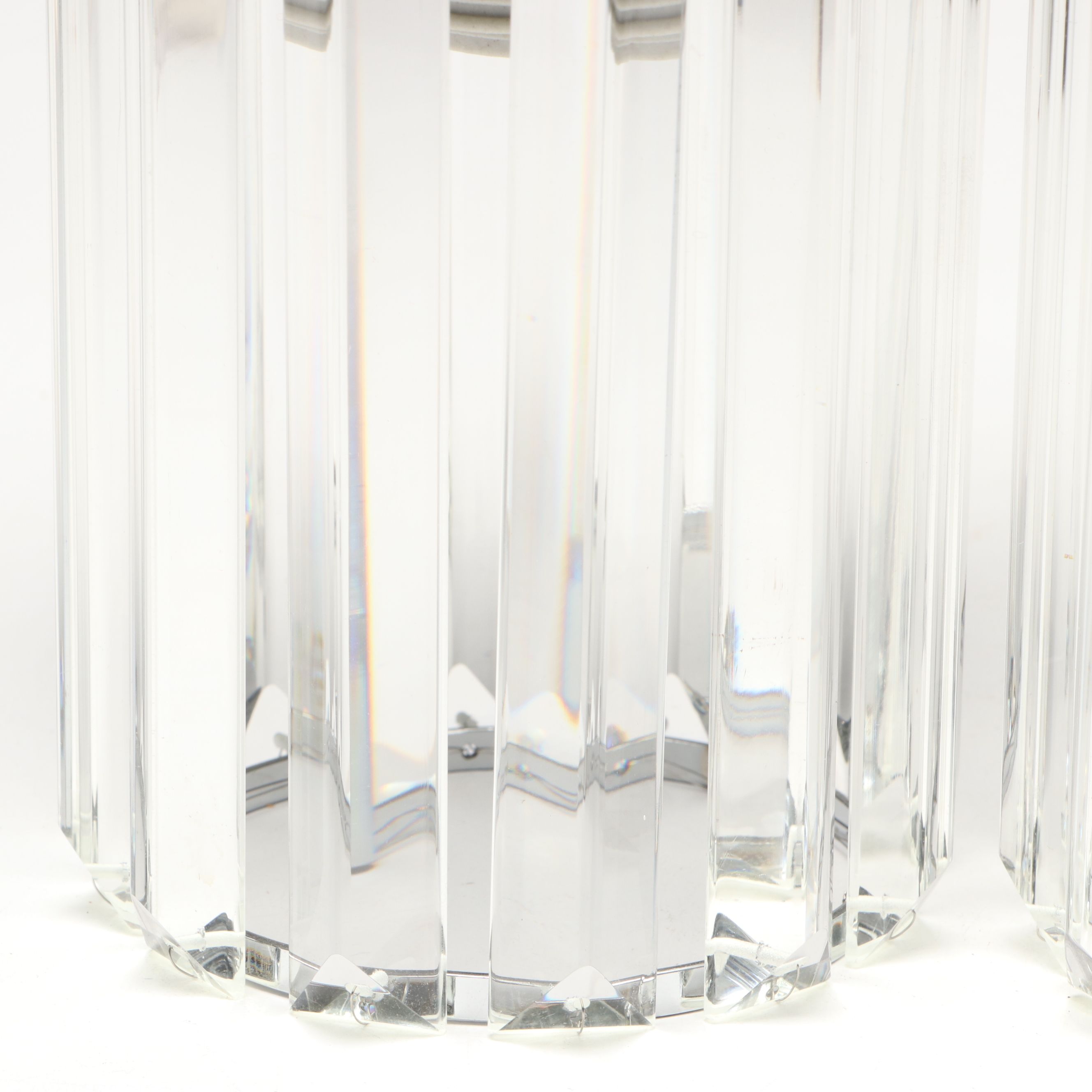 Bronze Finish Crystal Wall Sconce Pair