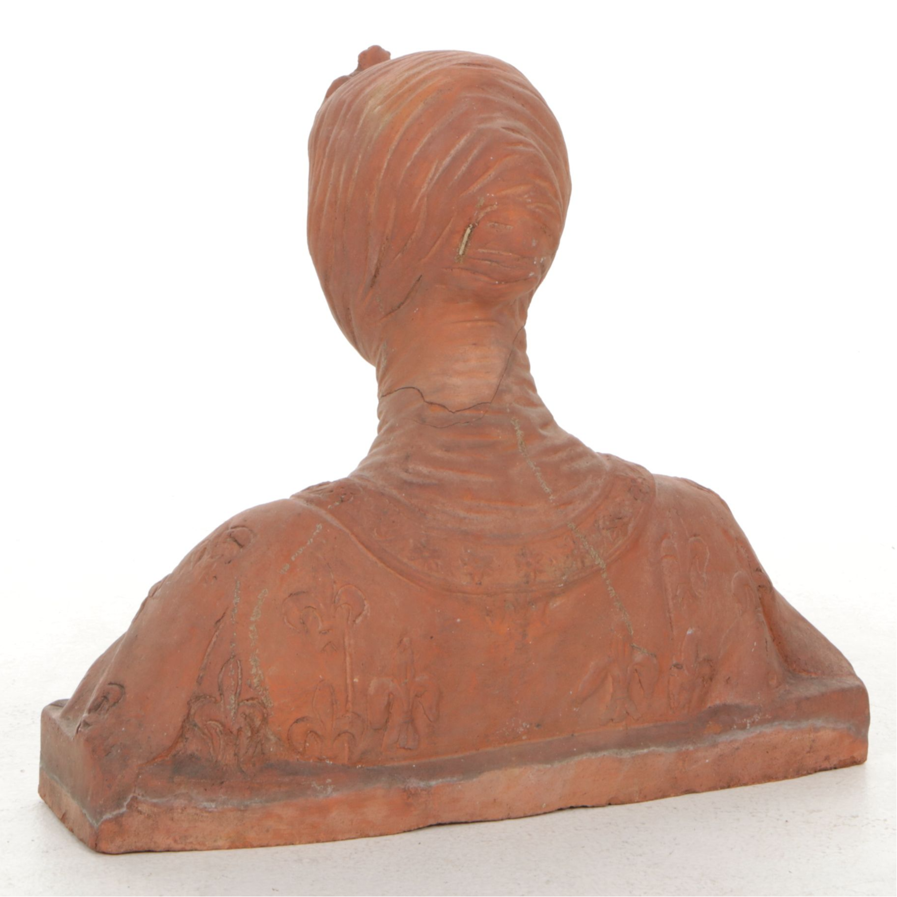 Terracotta Cast Bust "Beatrice"