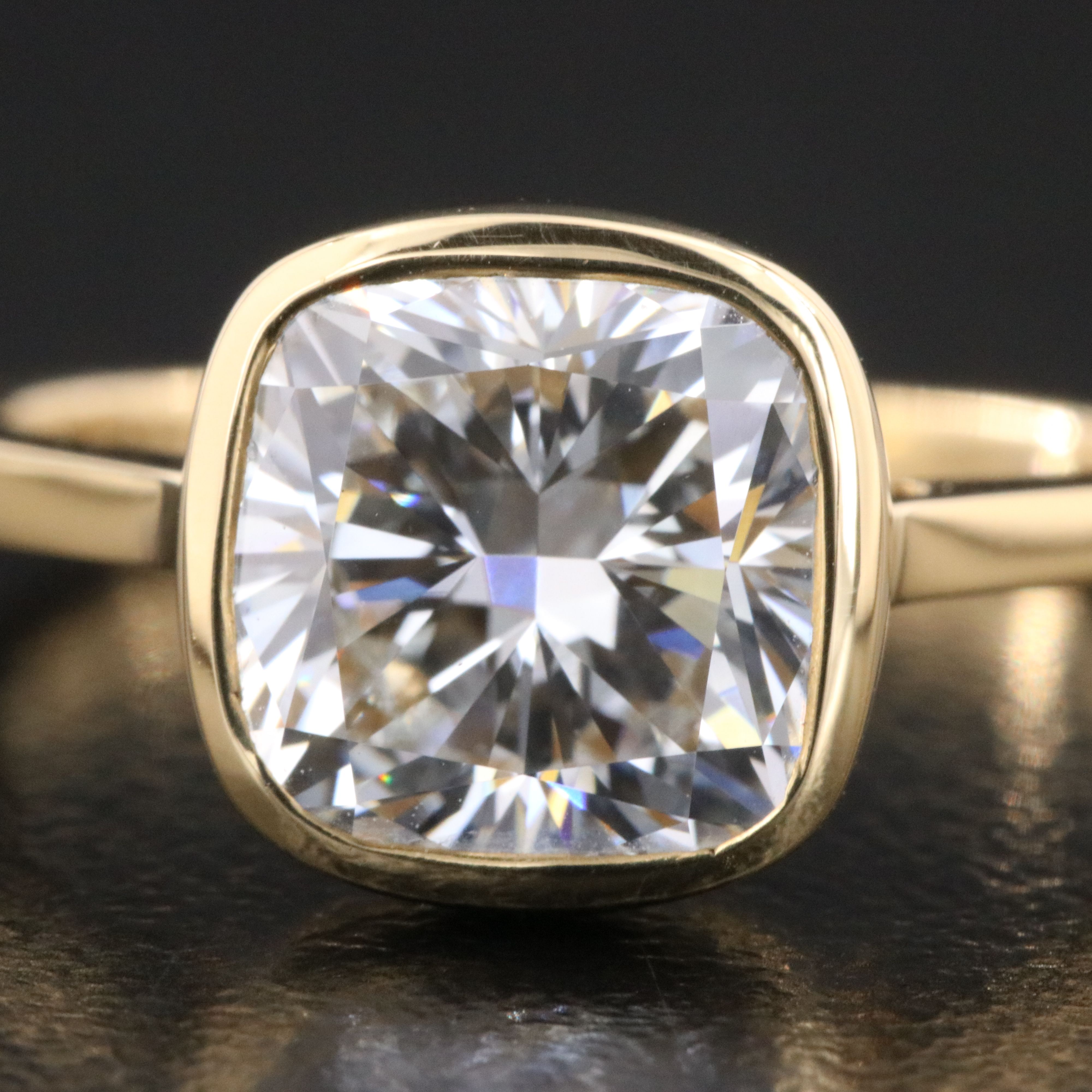 18K 2.96 CT Lab Grown Diamond Solitaire Ring with IGI Report