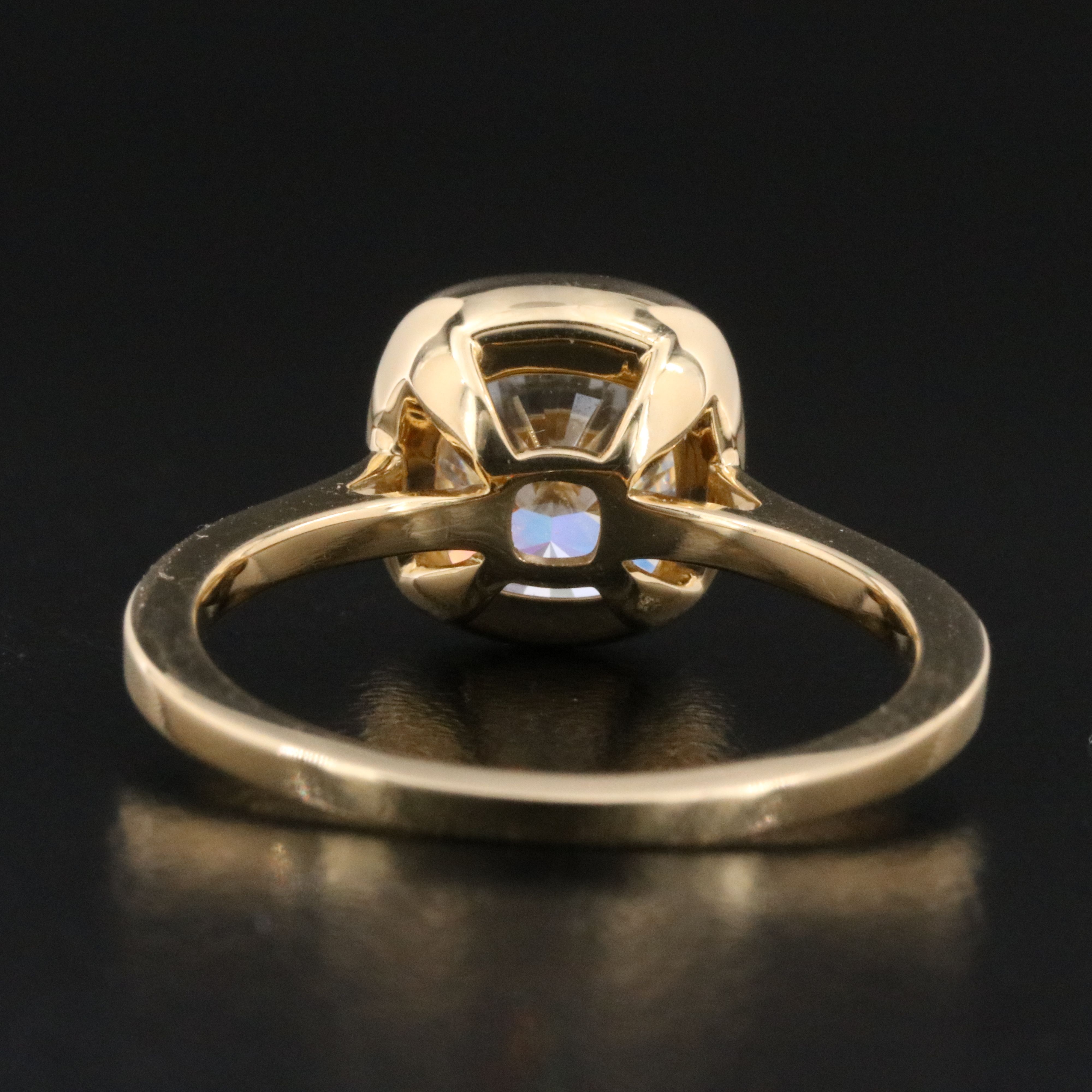 18K 2.96 CT Lab Grown Diamond Solitaire Ring with IGI Report