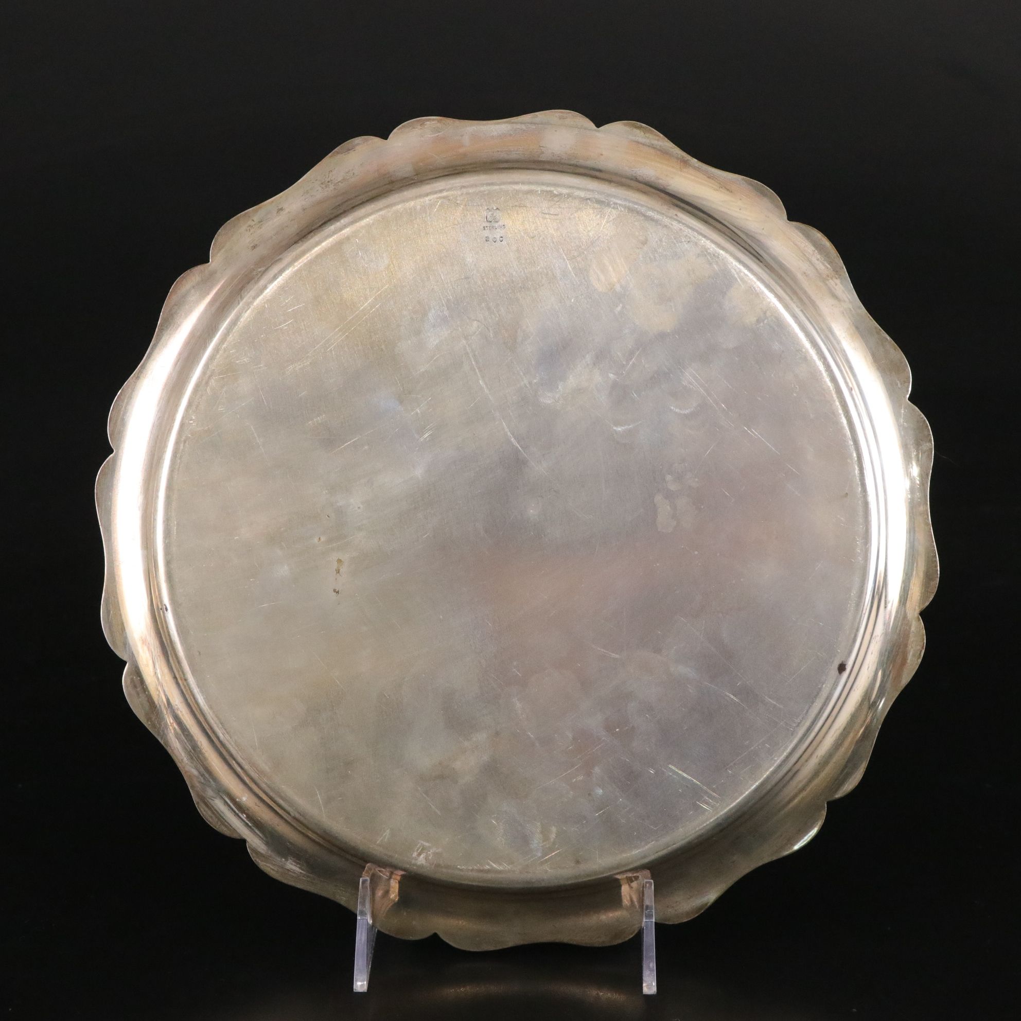 Frank M. Whiting Sterling Silver Porringer Bowl and Golf Tournament Plate