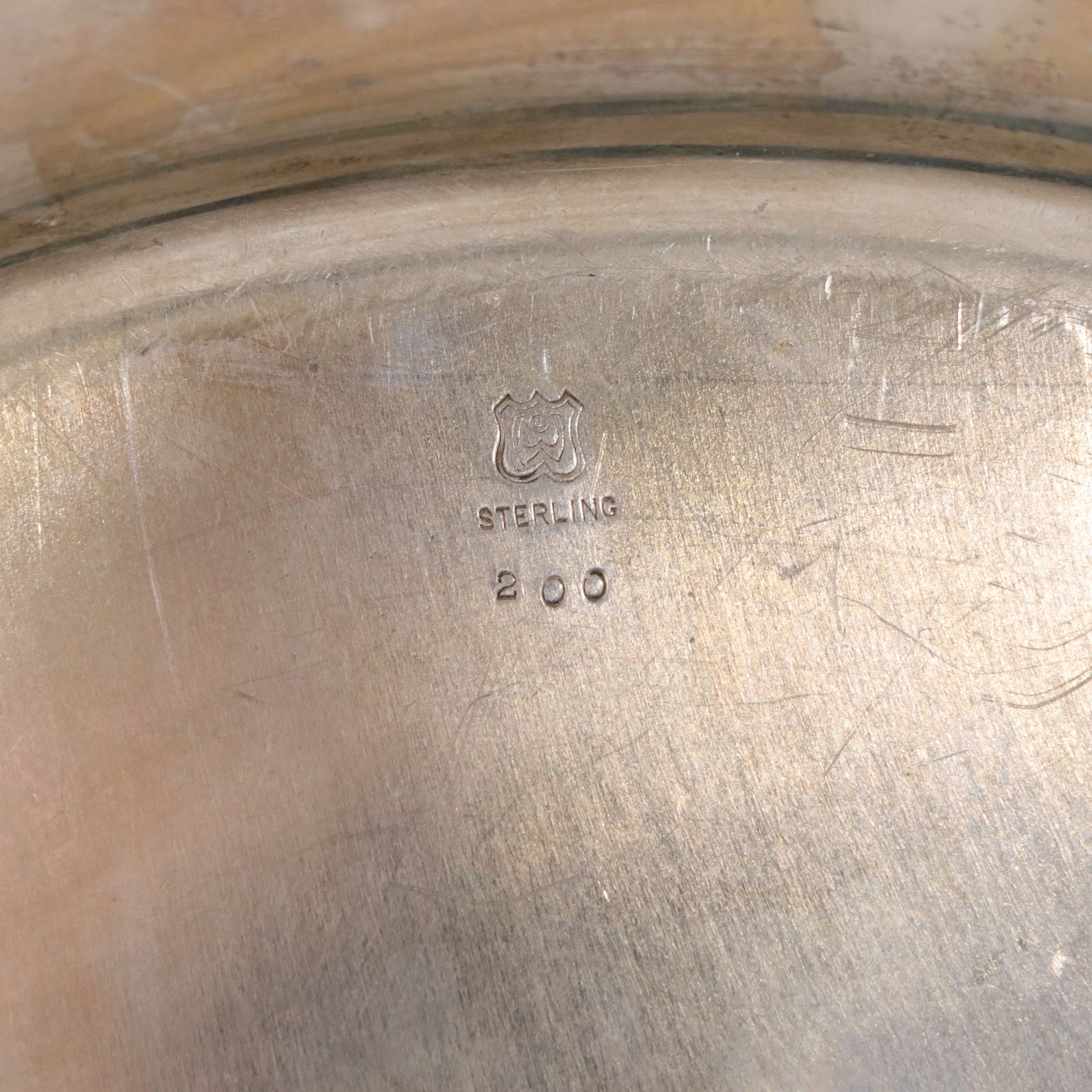 Frank M. Whiting Sterling Silver Porringer Bowl and Golf Tournament Plate