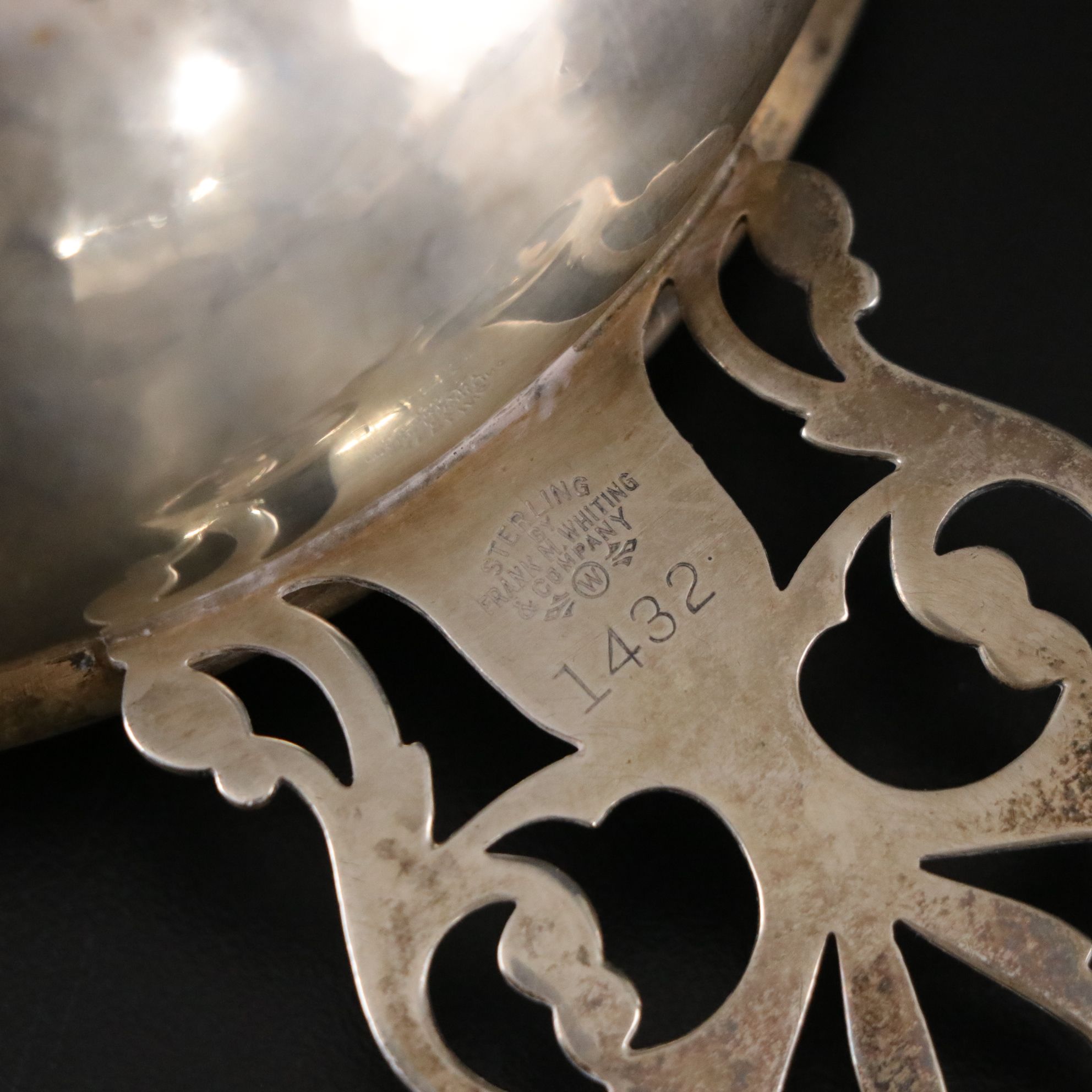 Frank M. Whiting Sterling Silver Porringer Bowl and Golf Tournament Plate