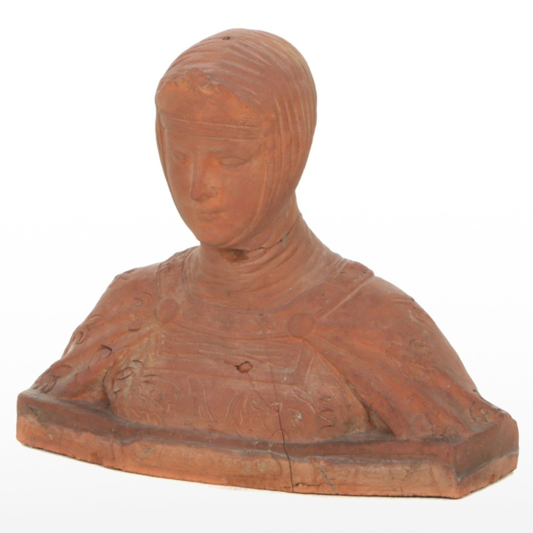Terracotta Cast Bust "Beatrice"