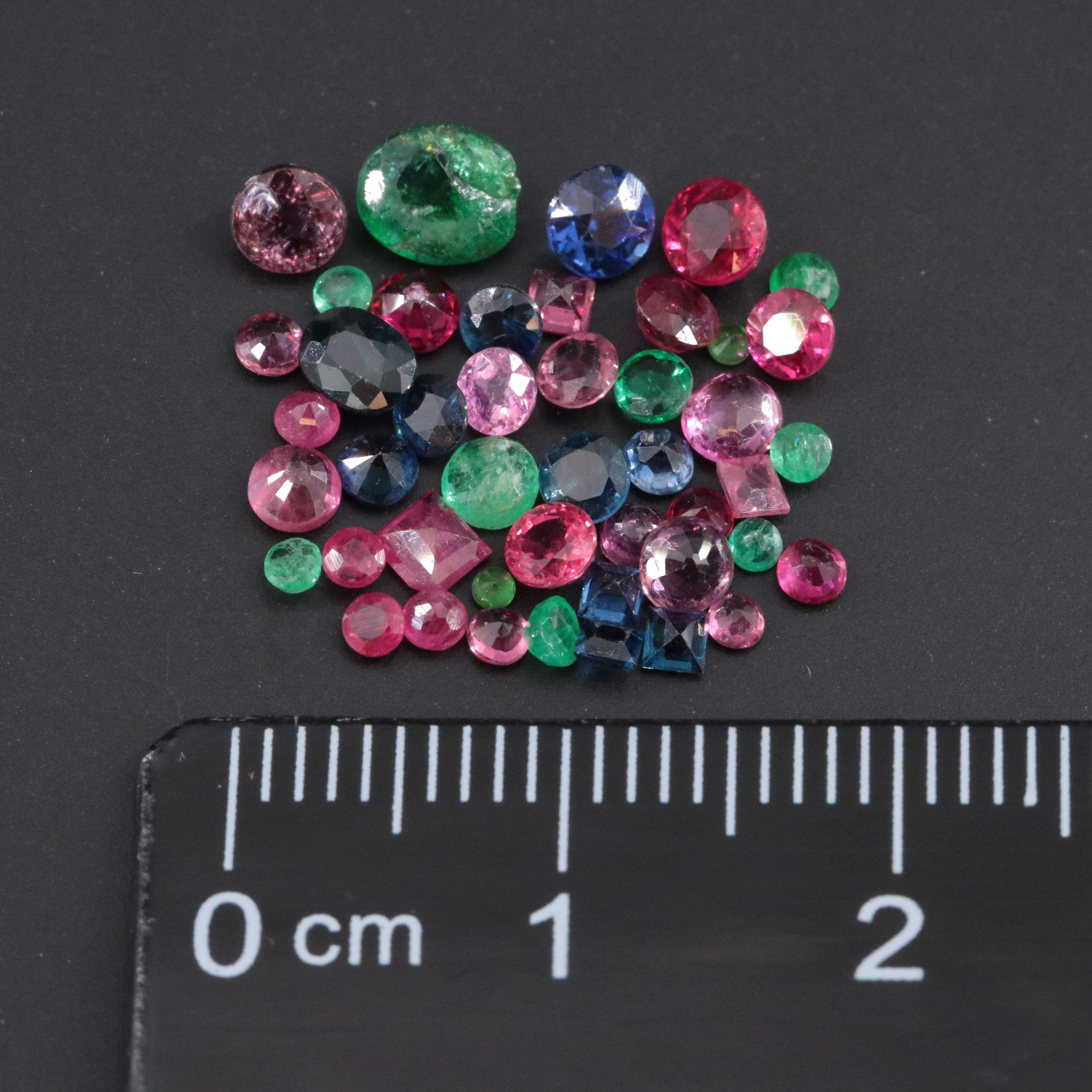 Loose 4.23 CTW Rubies, Sapphires and Emeralds