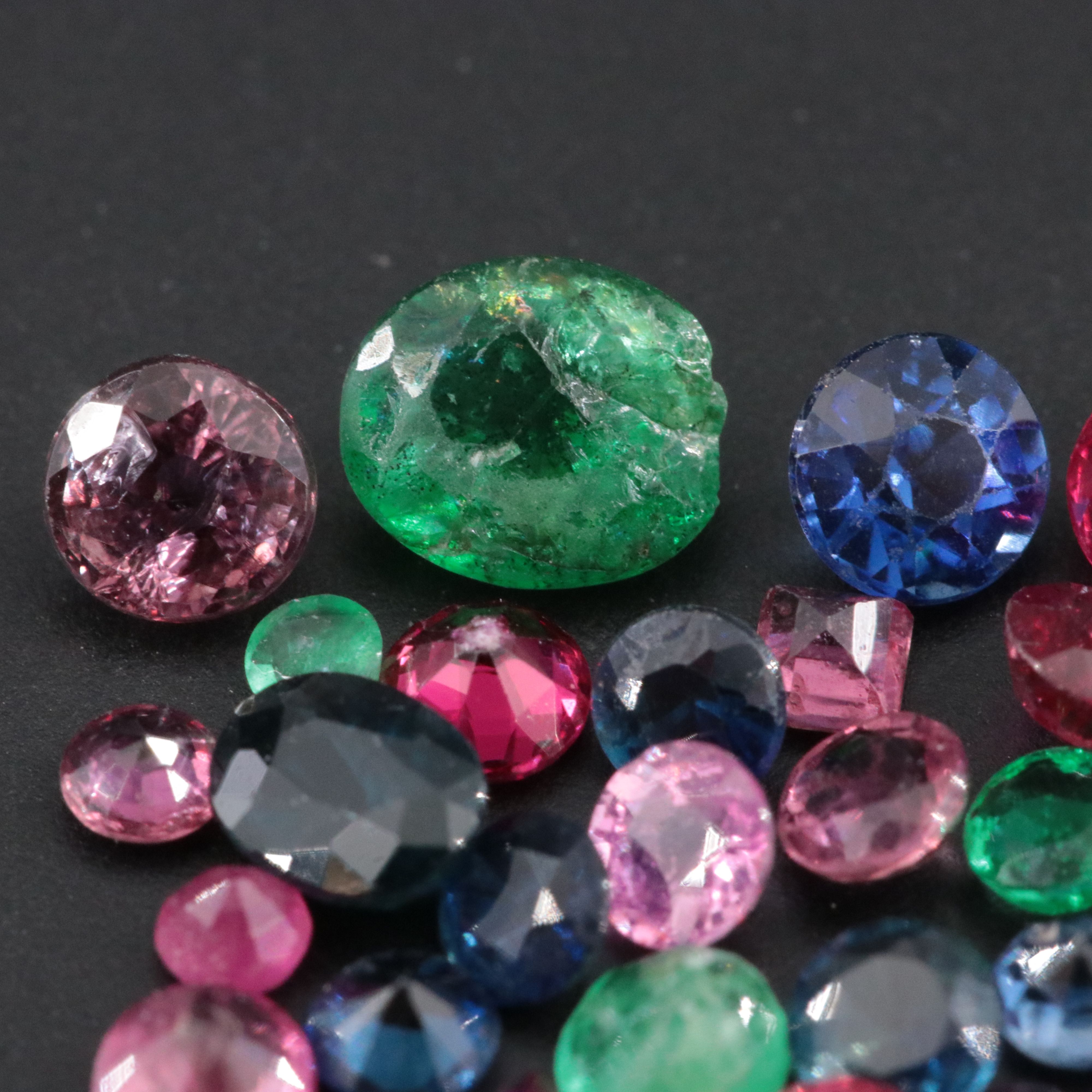 Loose 4.23 CTW Rubies, Sapphires and Emeralds