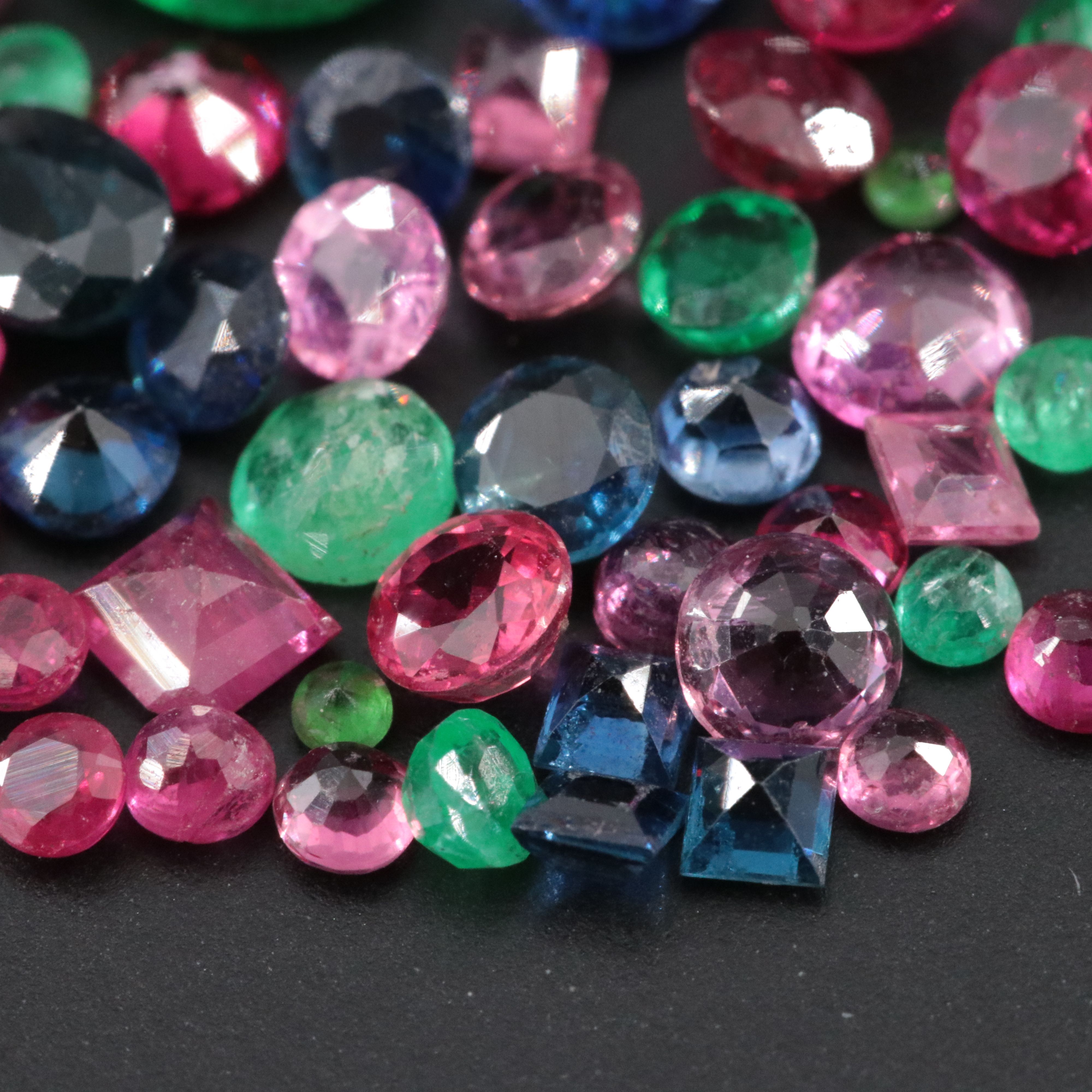 Loose 4.23 CTW Rubies, Sapphires and Emeralds