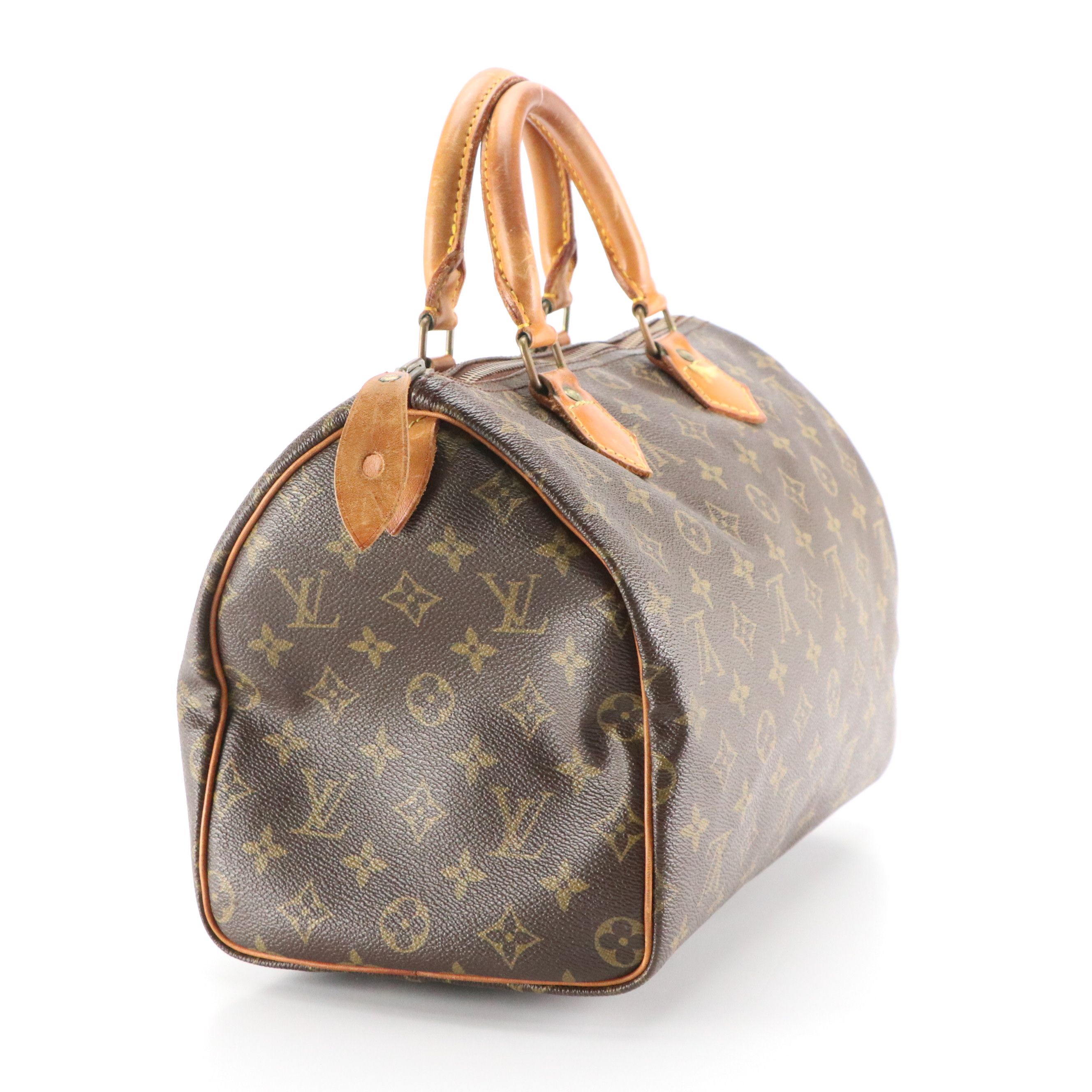 Louis Vuitton Vintage Speedy 30 Bag in Monogram Canvas and Leather