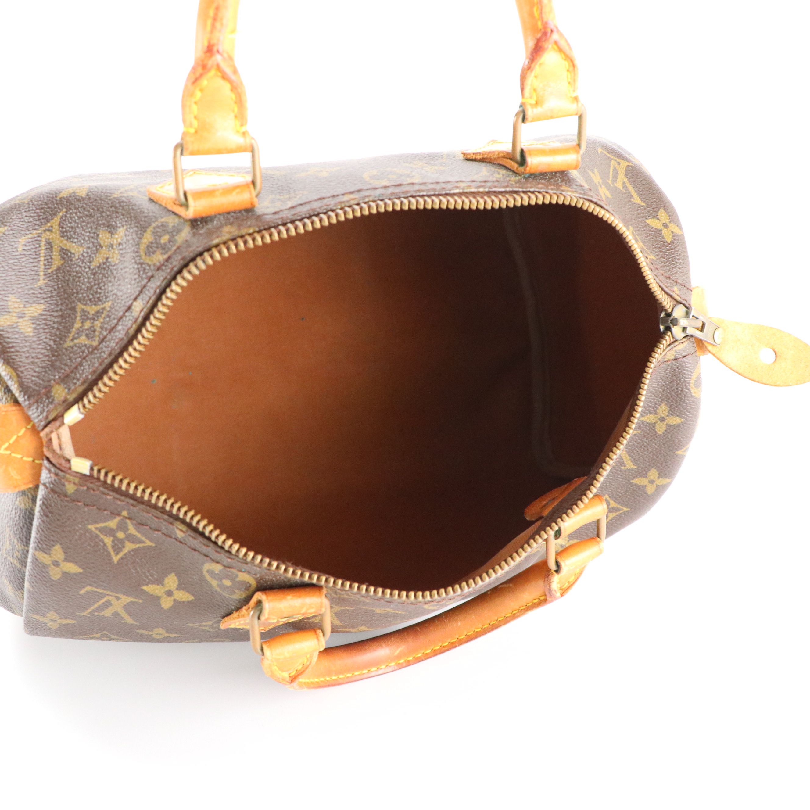 Louis Vuitton Vintage Speedy 30 Bag in Monogram Canvas and Leather