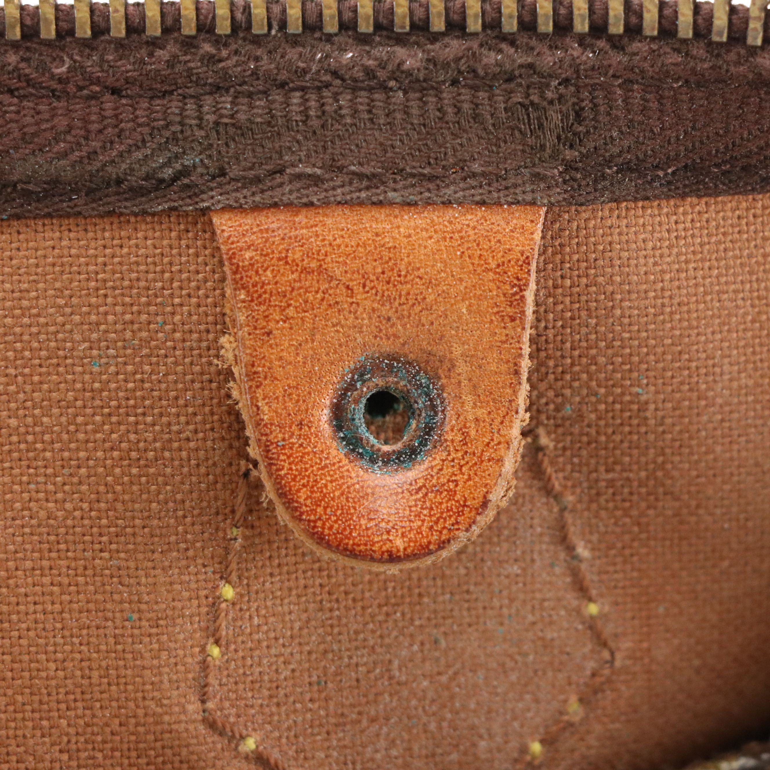 Louis Vuitton Vintage Speedy 30 Bag in Monogram Canvas and Leather