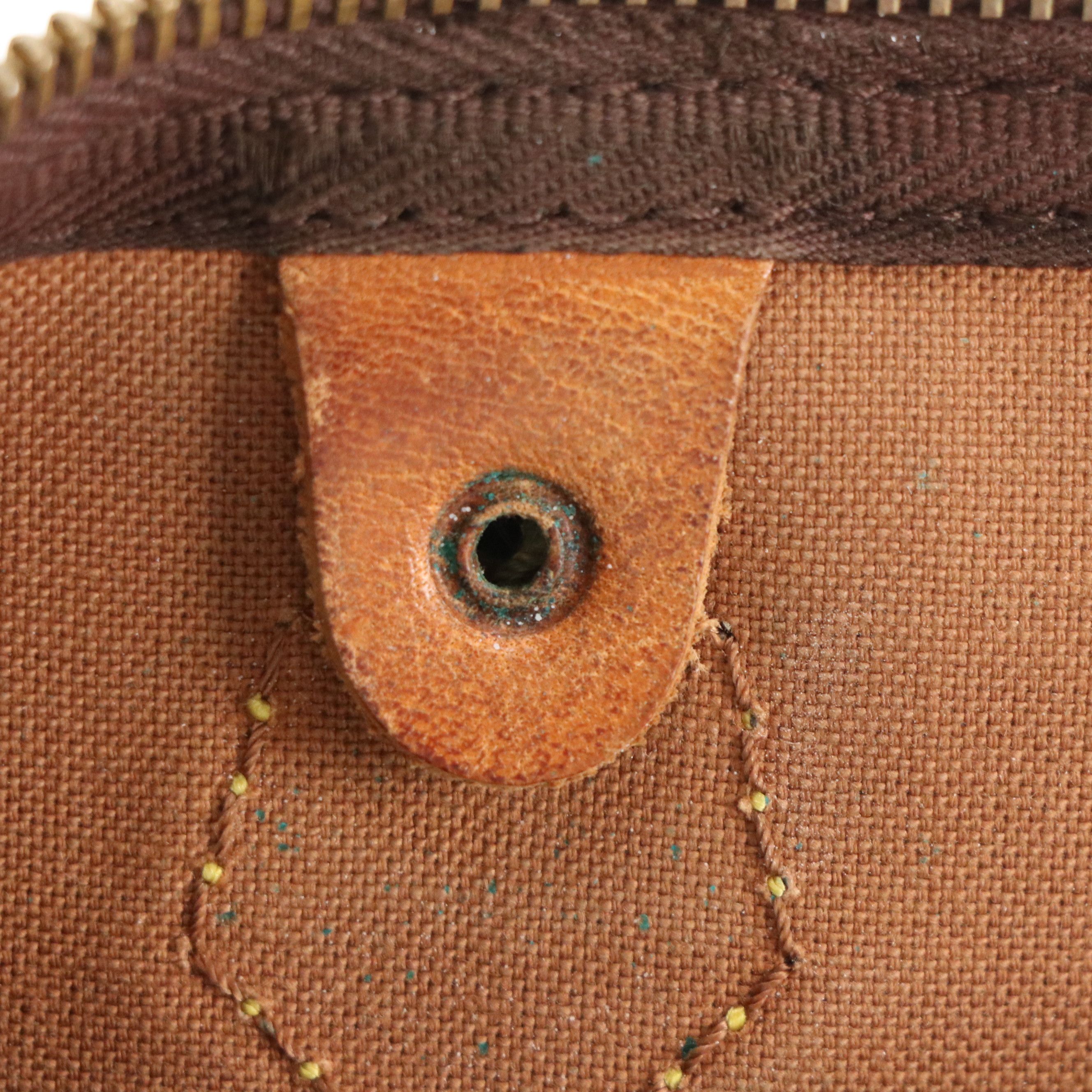 Louis Vuitton Vintage Speedy 30 Bag in Monogram Canvas and Leather