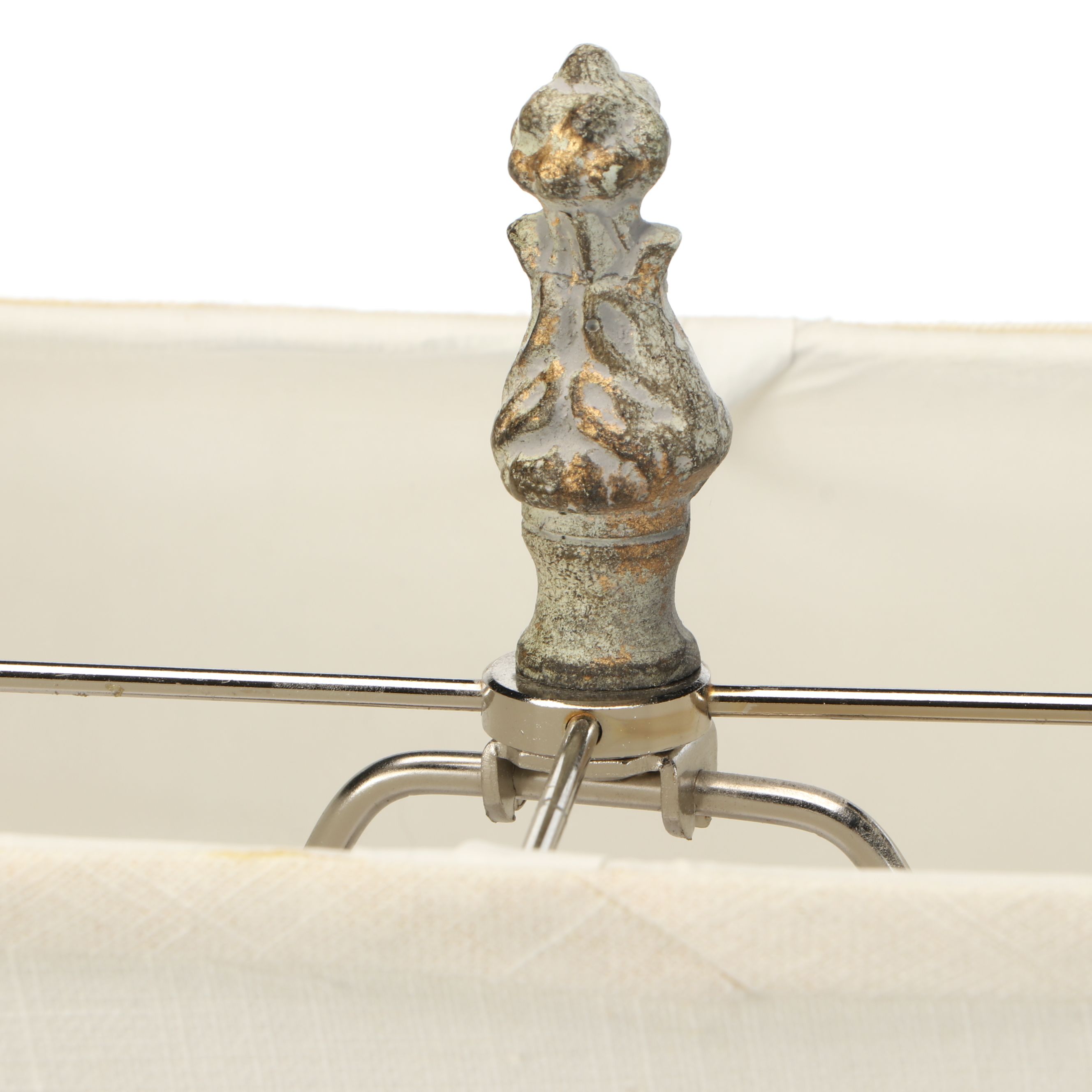 Plaster Corinthian Capital Table Lamp Pair