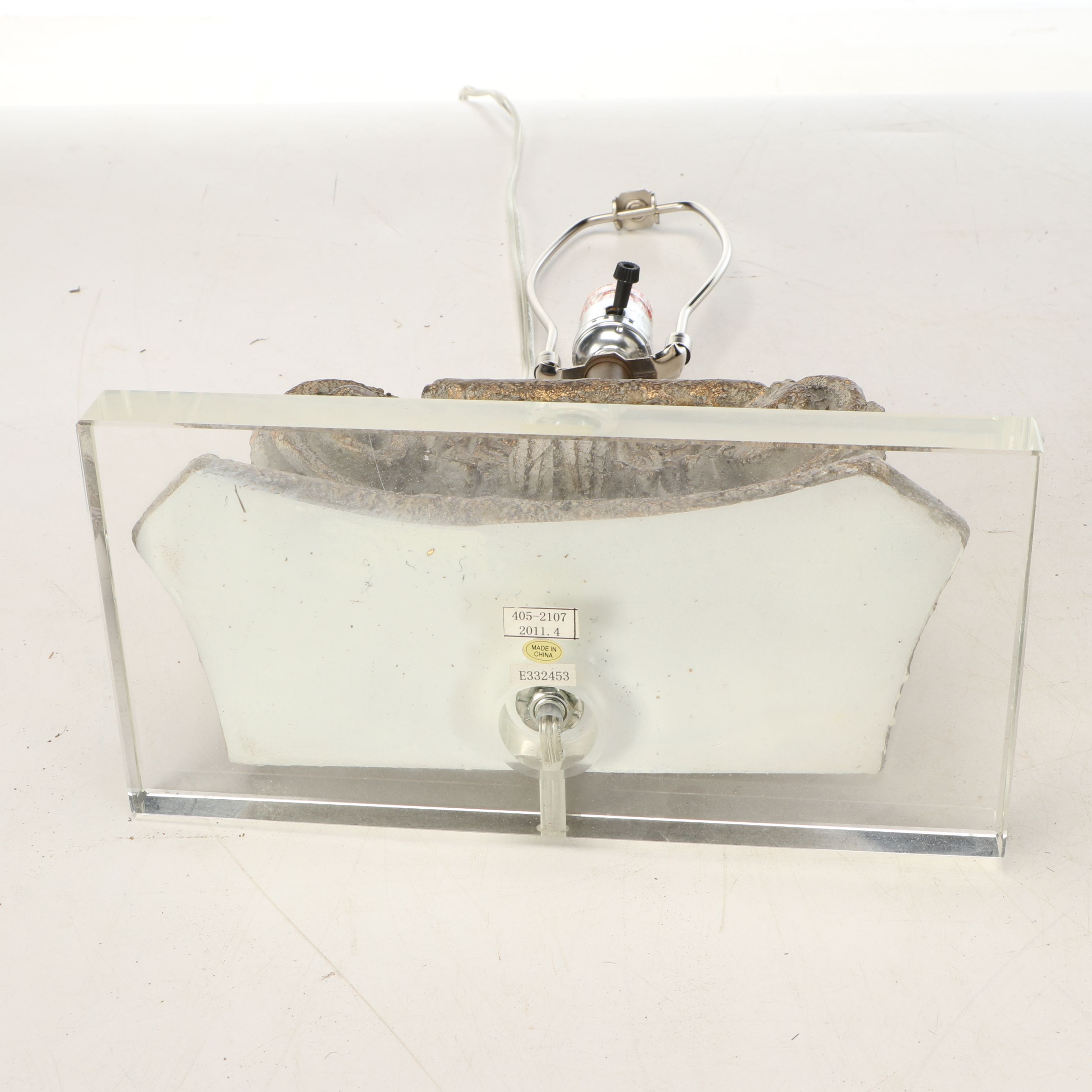 Plaster Corinthian Capital Table Lamp Pair