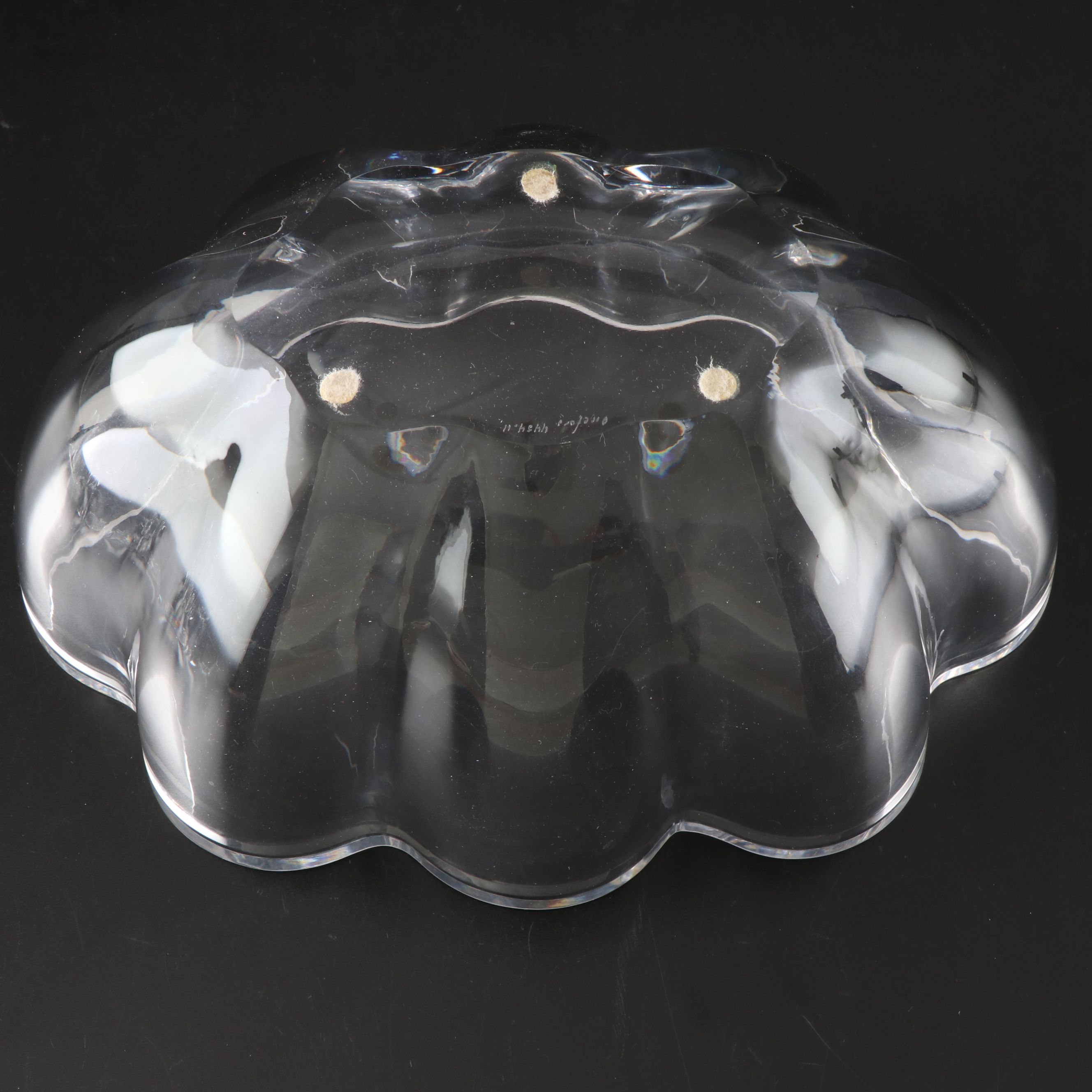 Orrefors "Raspberry" and More Crystal Bowls