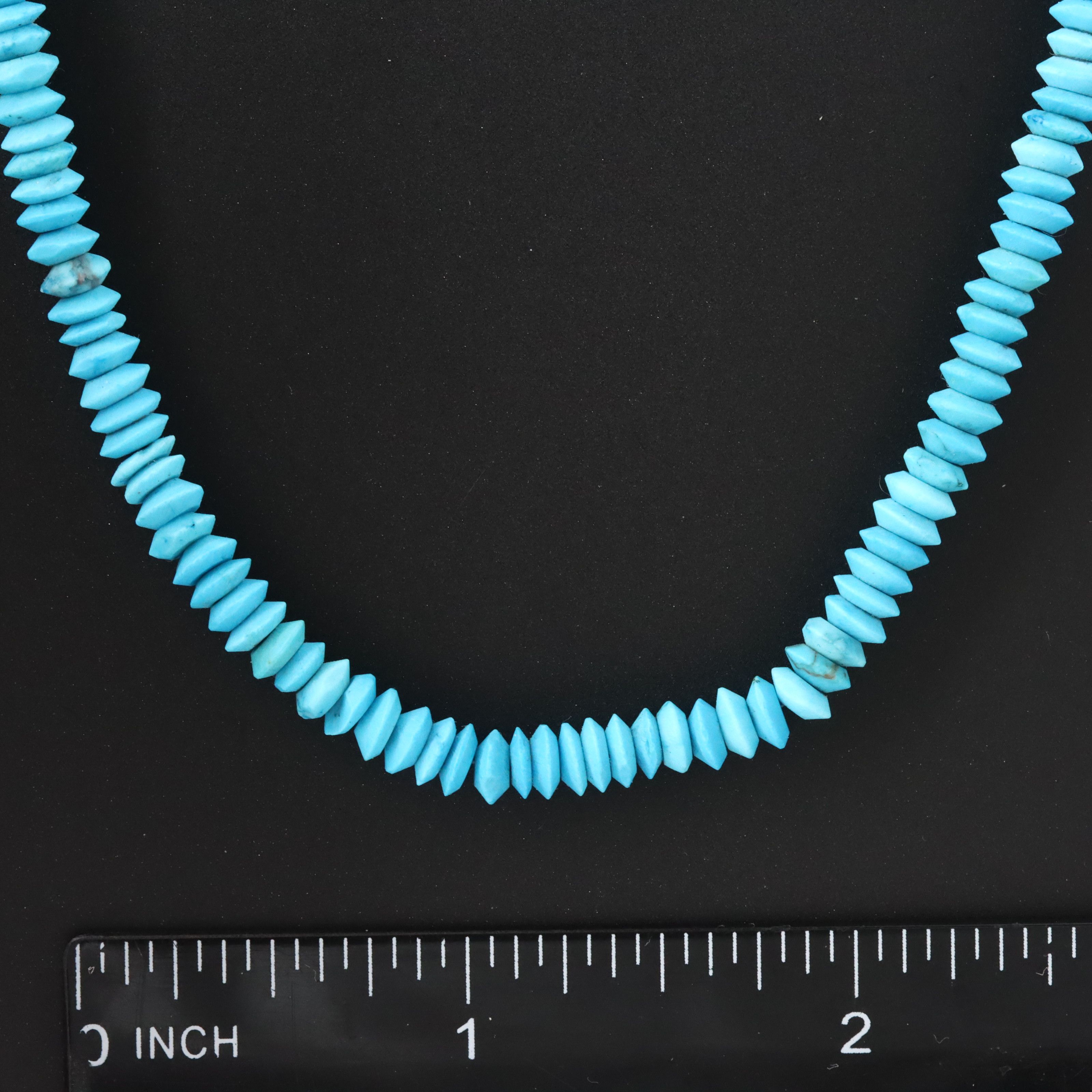 Howlite Bead Necklace with 14K Clasp