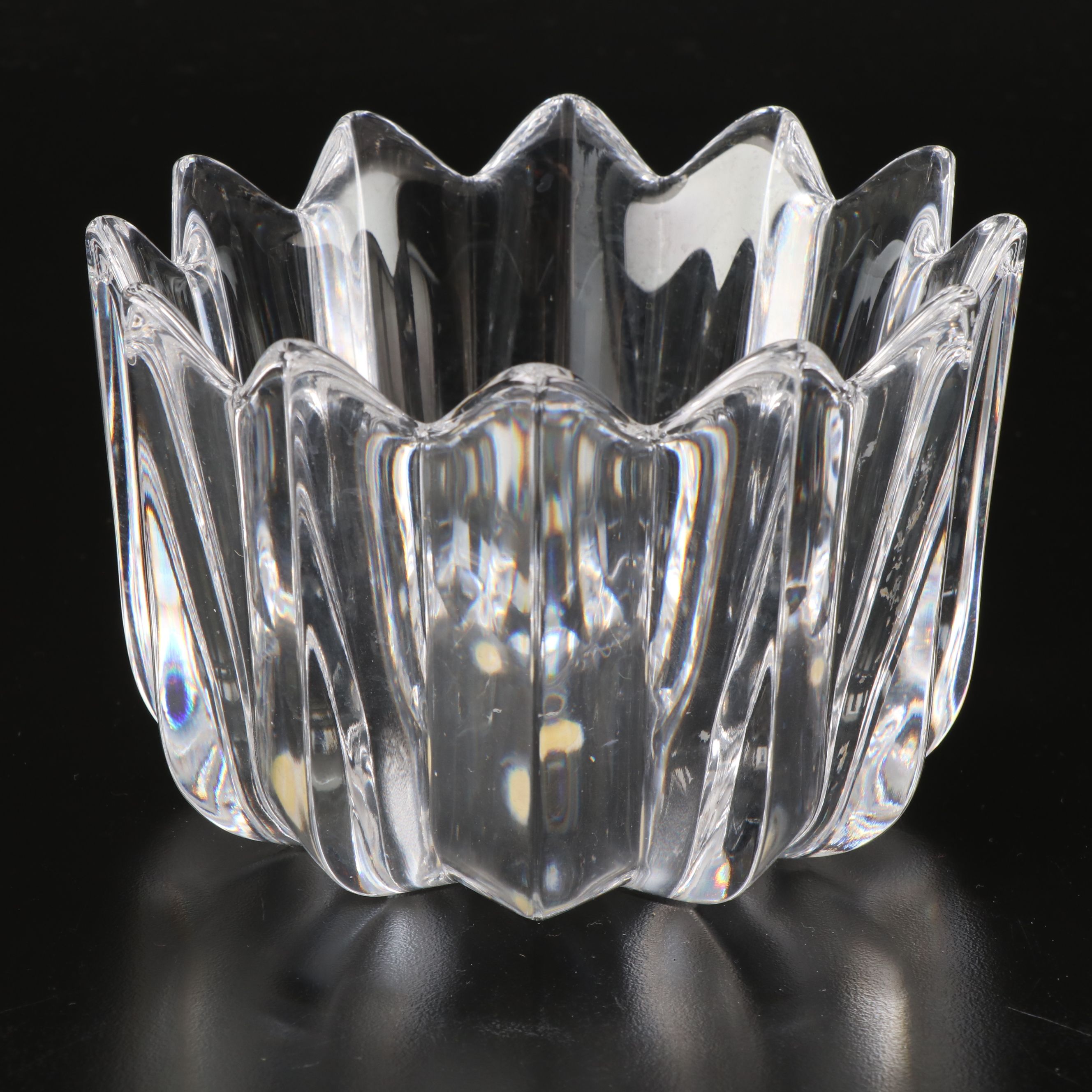 Orrefors "Raspberry" and More Crystal Bowls