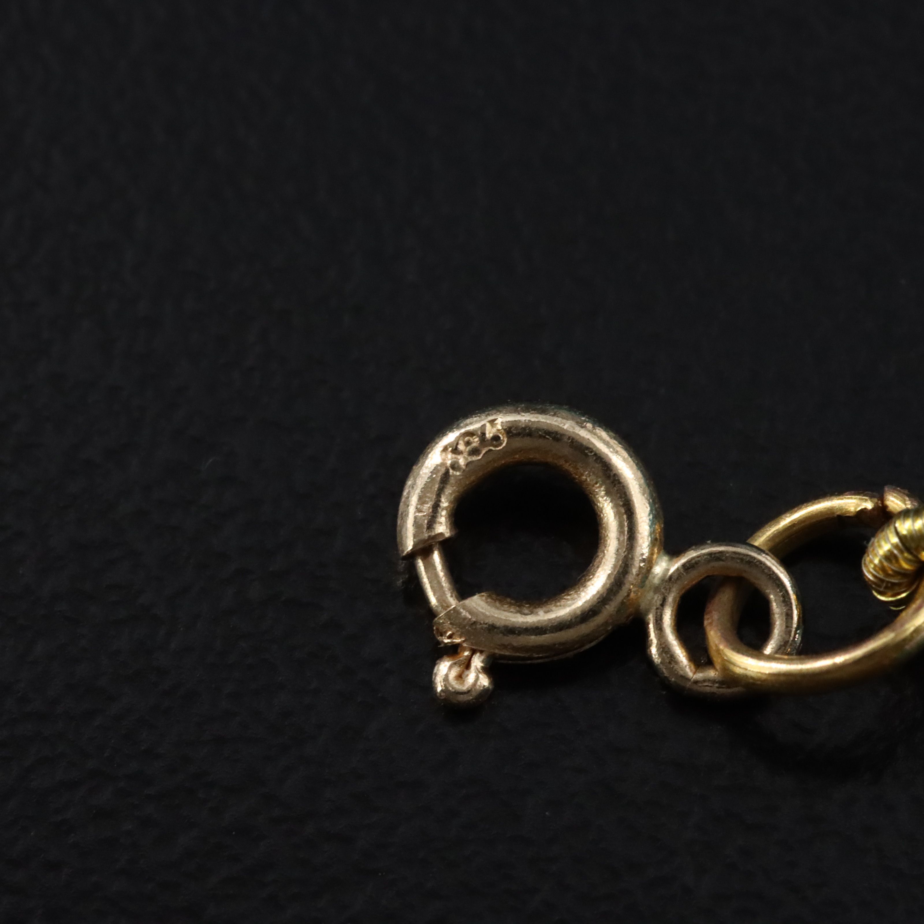 Howlite Bead Necklace with 14K Clasp