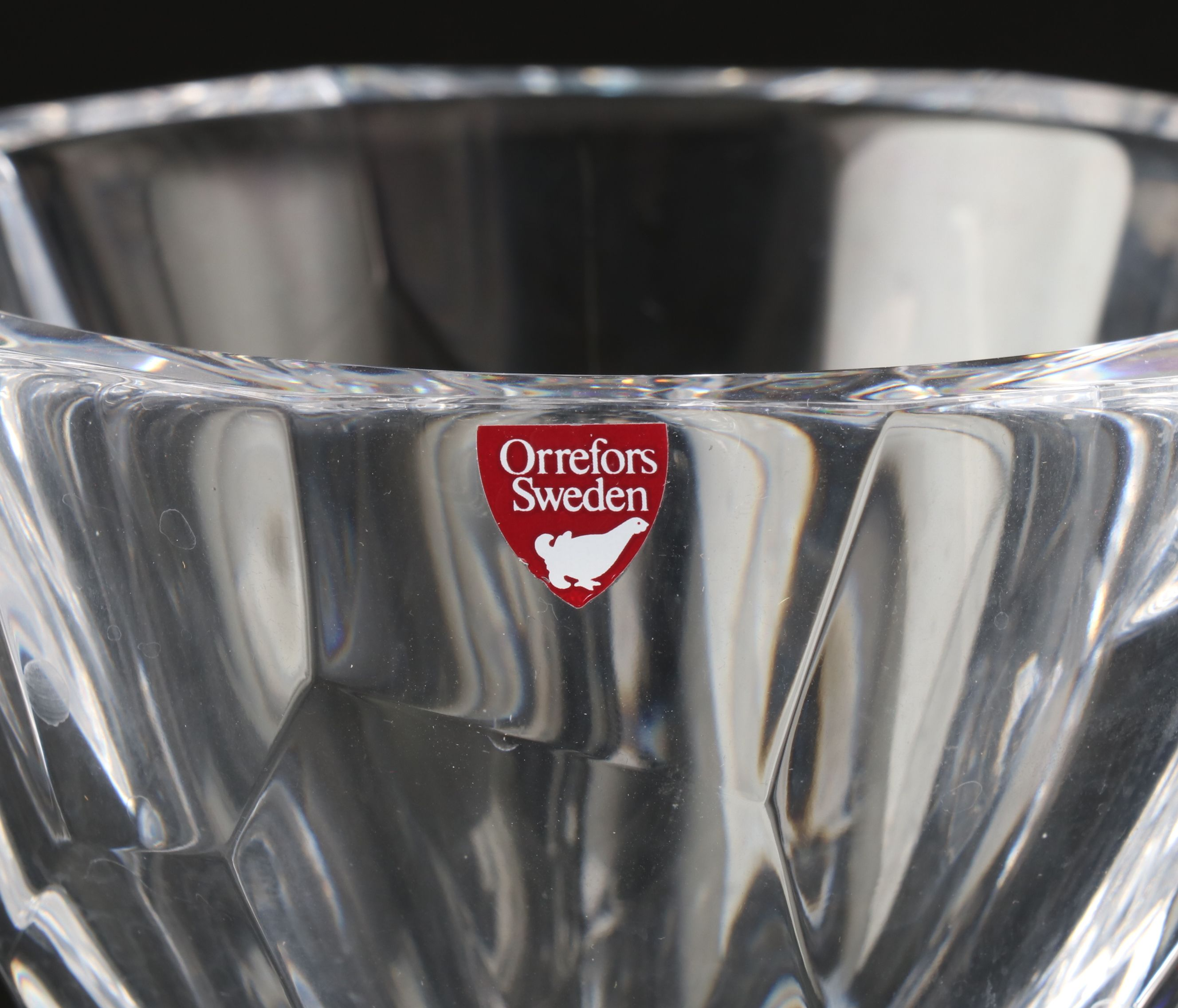 Orrefors "Raspberry" and More Crystal Bowls