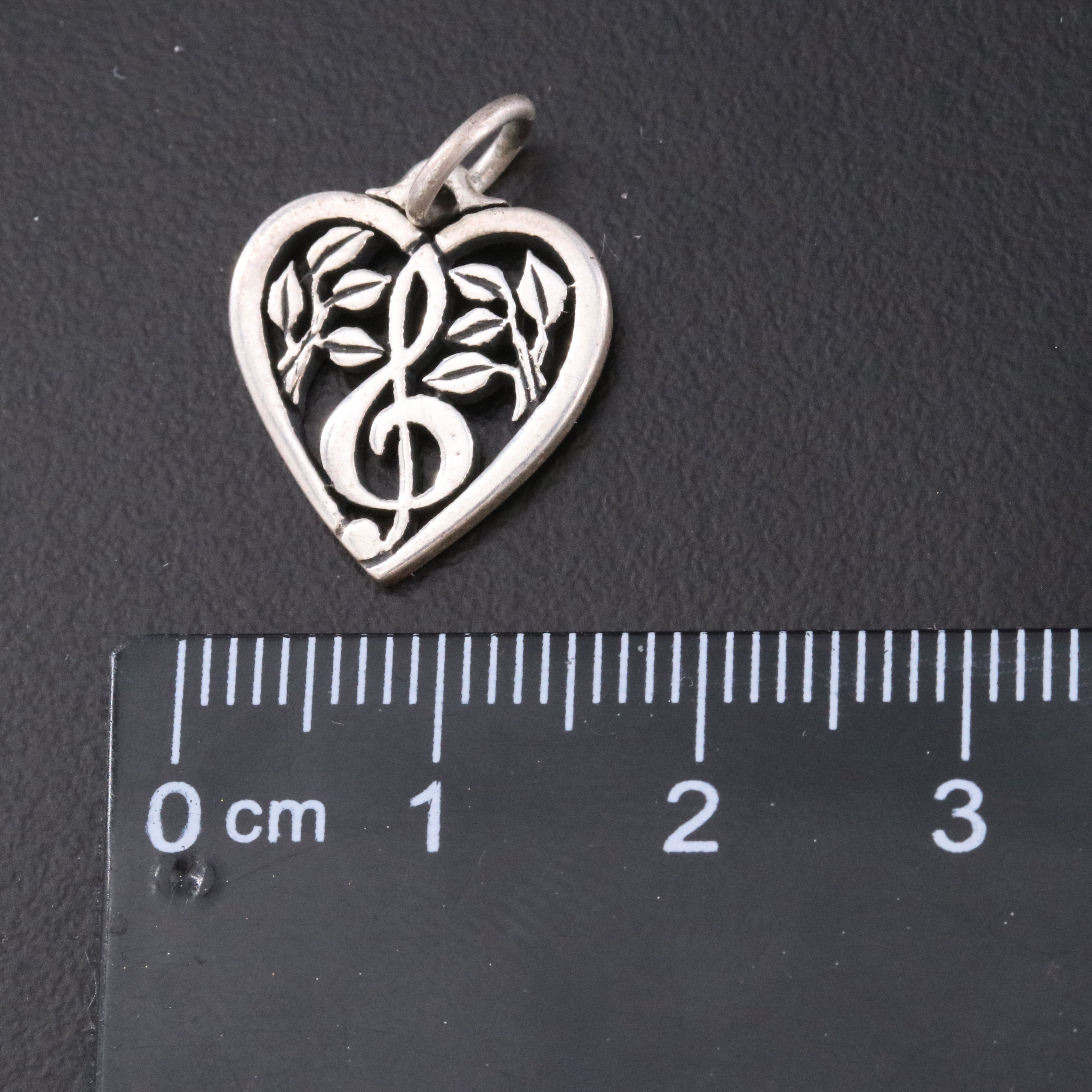 Vintage Sterling Heart Charm Pendants Including James Avery and Grapevine