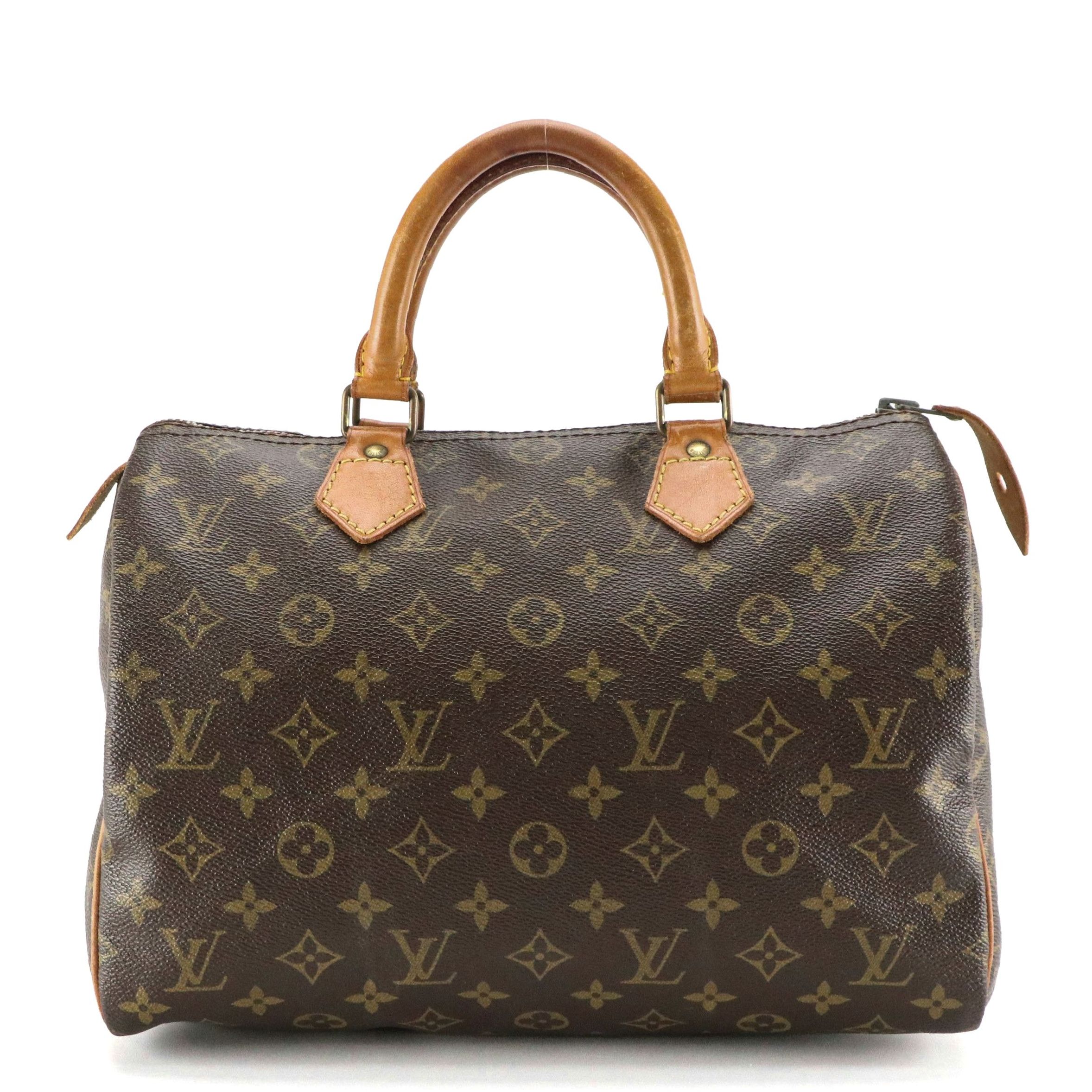 Louis Vuitton Vintage Speedy 30 Bag in Monogram Canvas and Leather