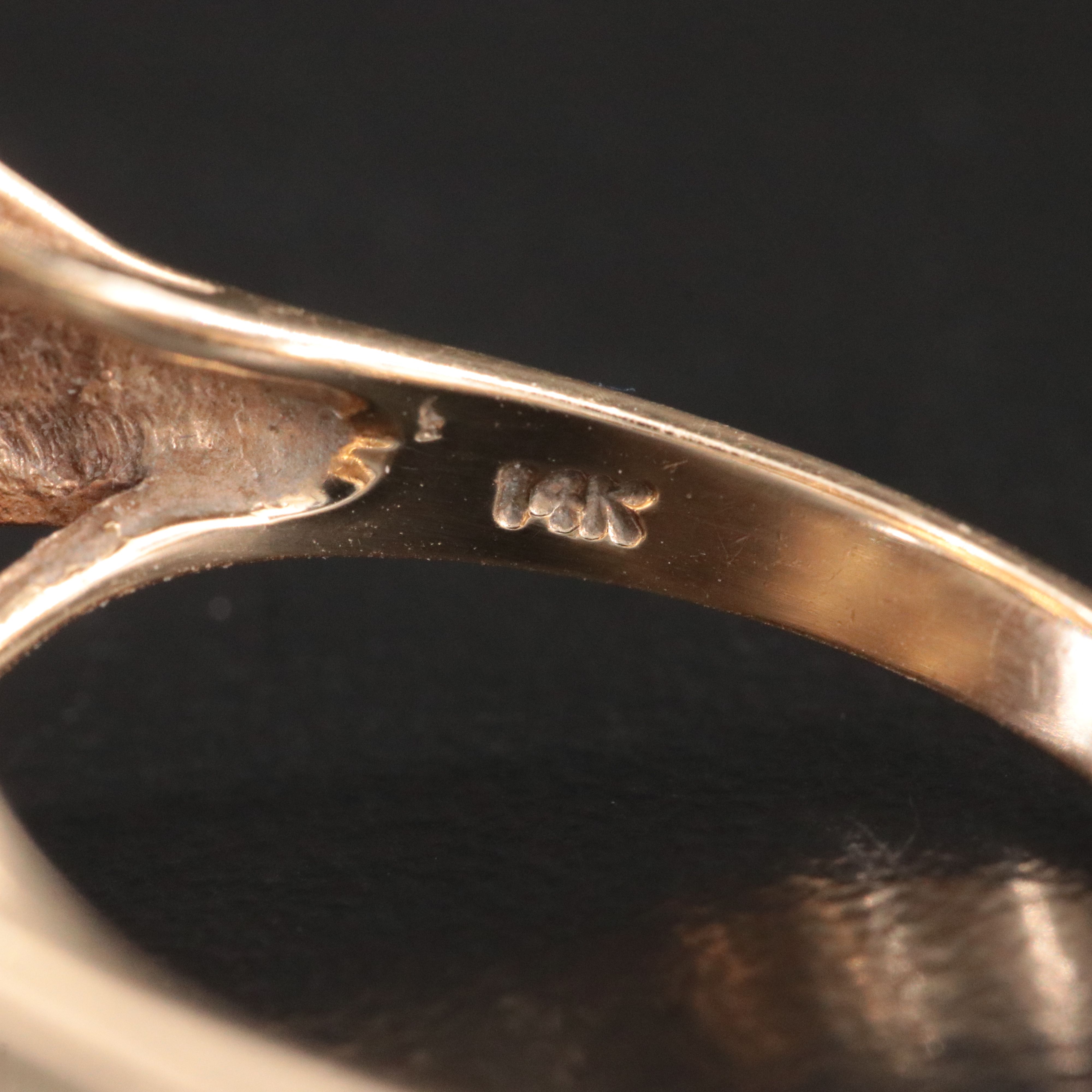 14K Pearl and Diamond Pearl Ring