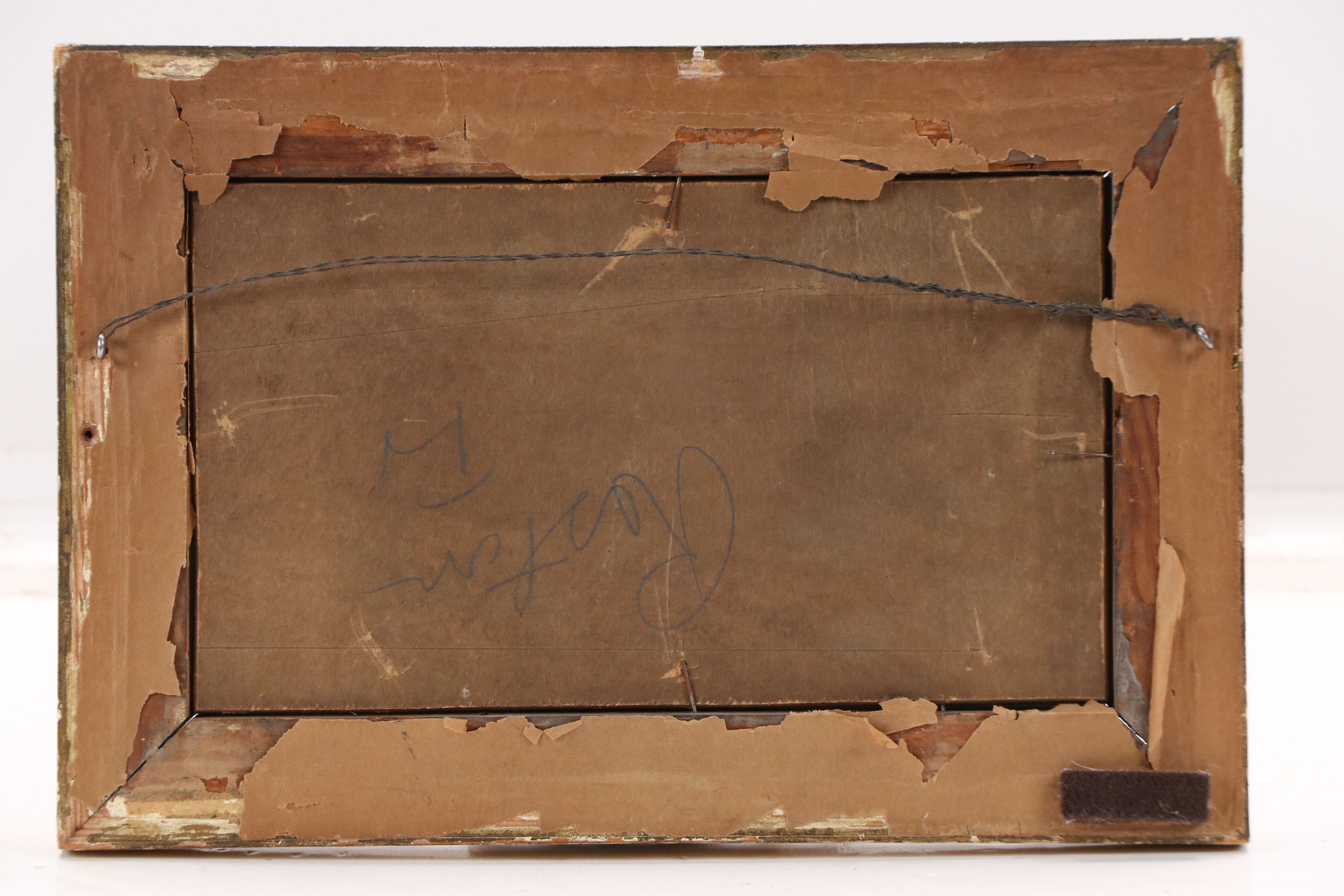 Oil Painting of Gulf of Naples, Early 20th Century