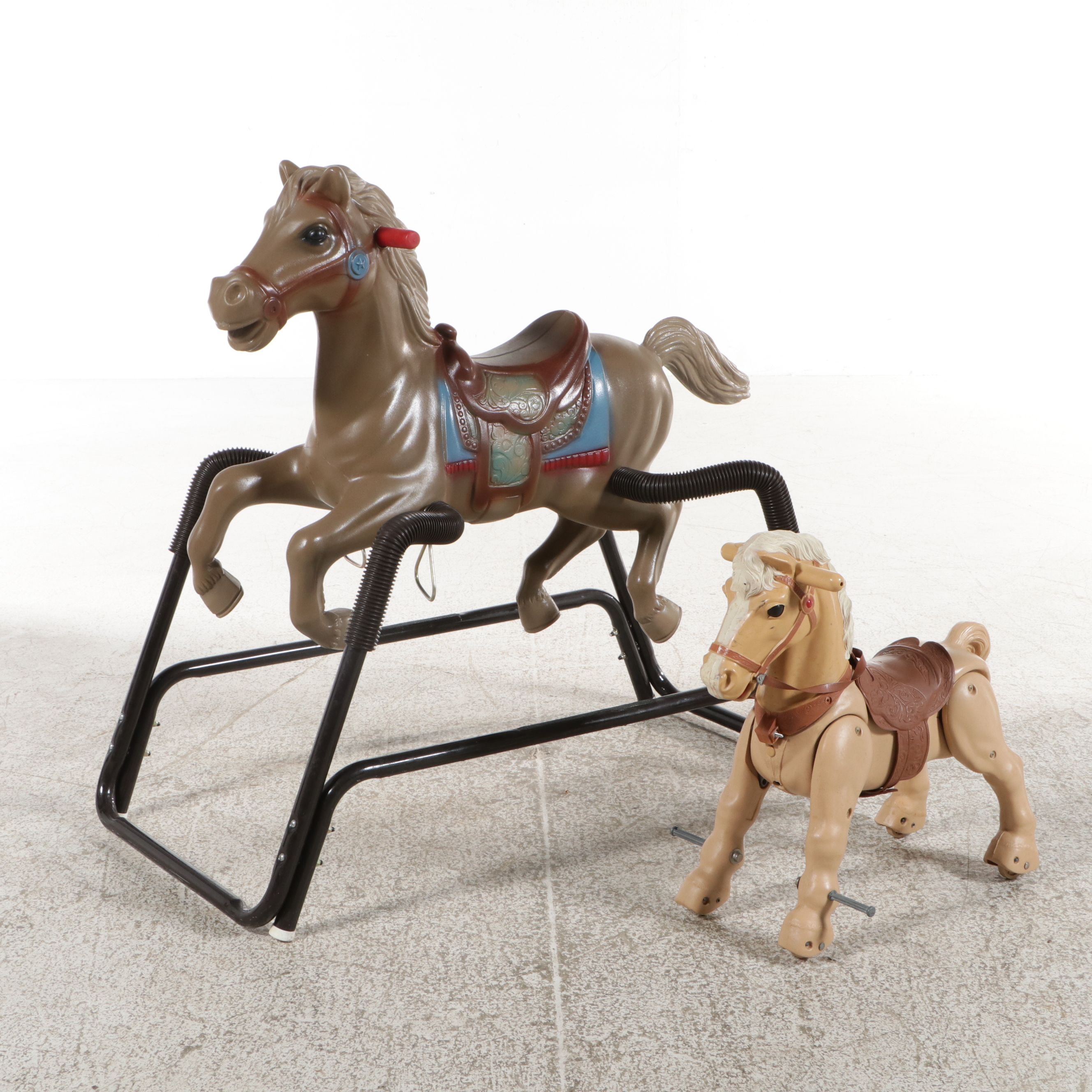 Marx and Other Ride-On Pony Toys, Late 20th Century