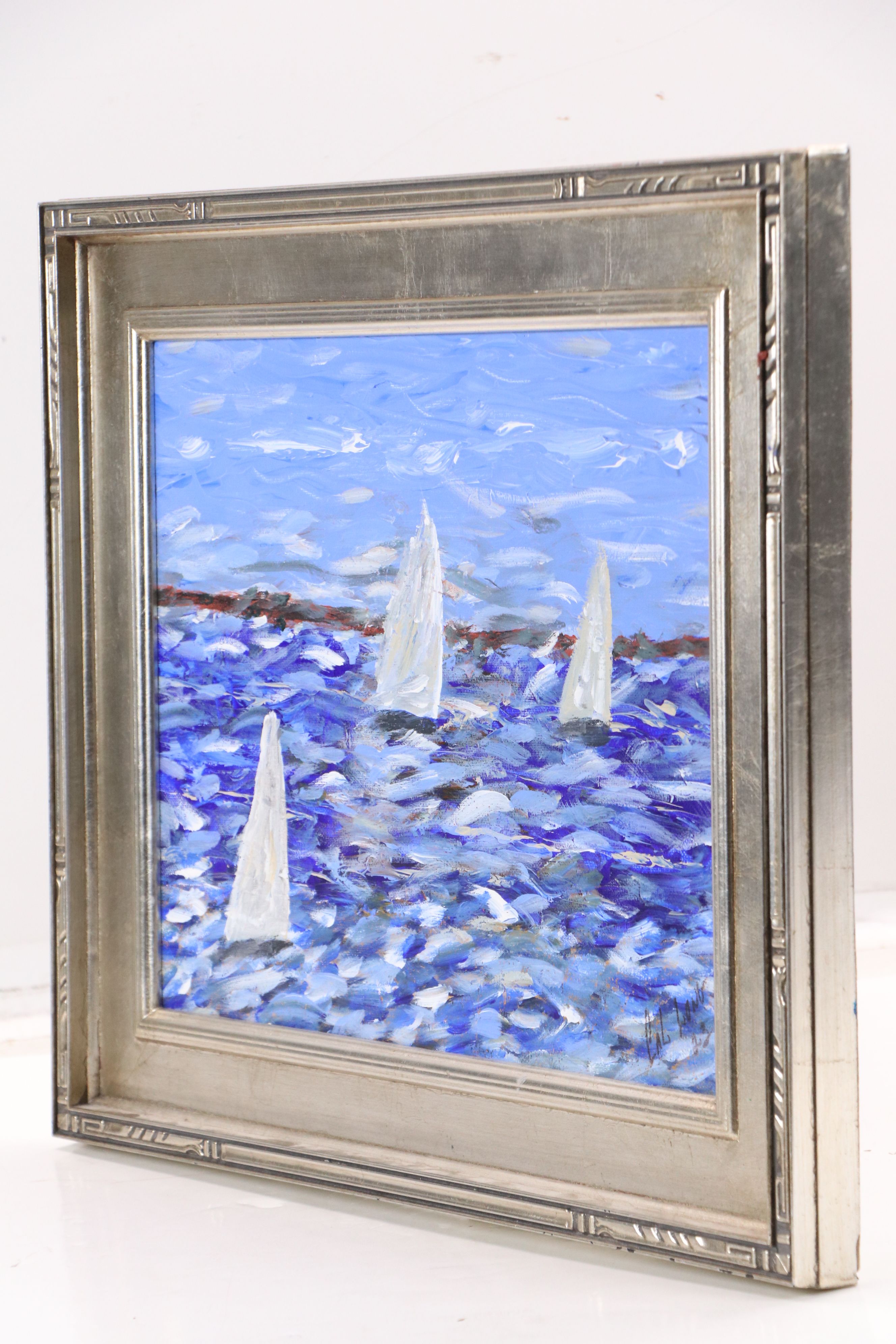 Cal Long Oil Painting "Sailing," 2023