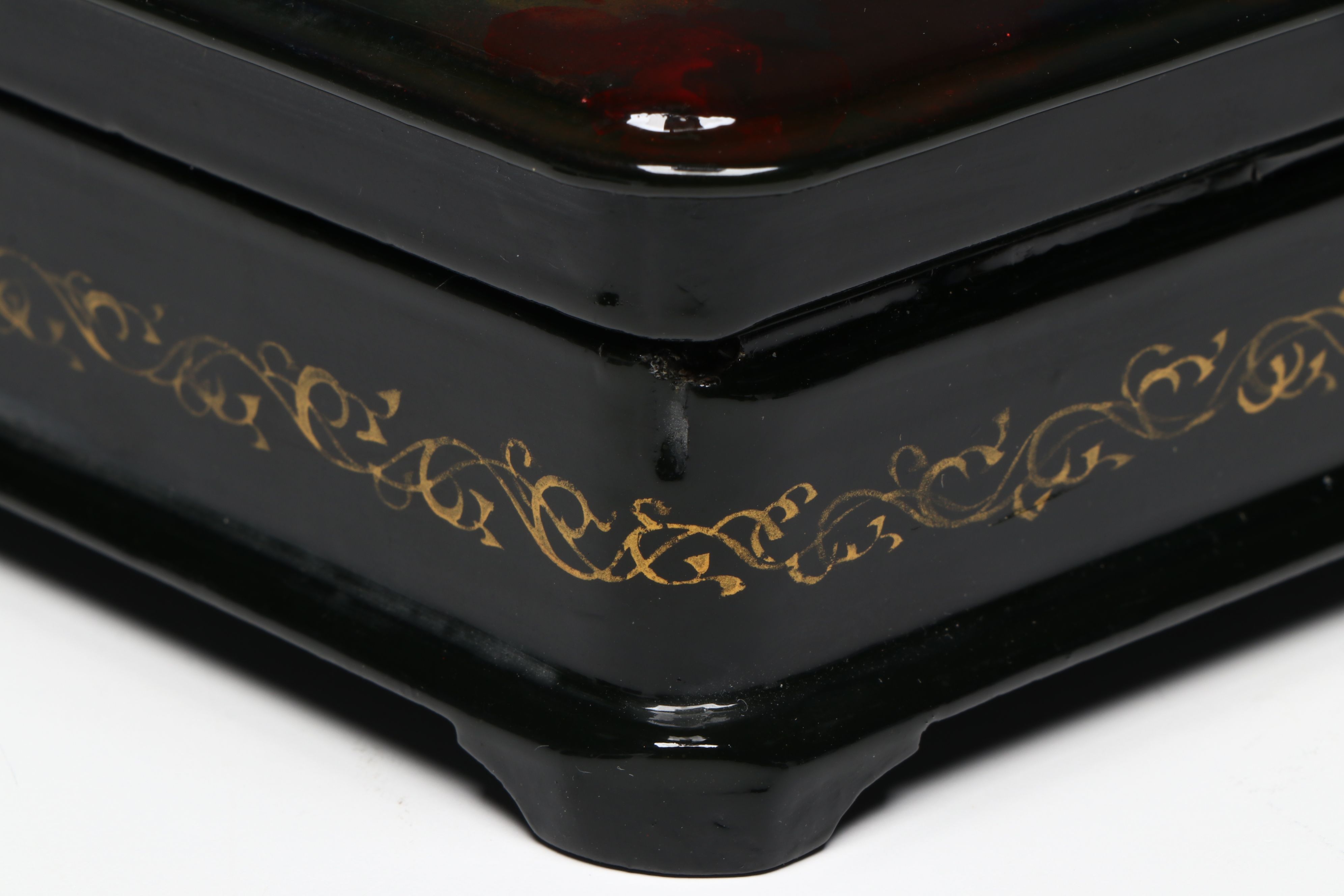 Russian Hand-Painted Cathedral of Christ the Savior and More Lacquerware Boxes