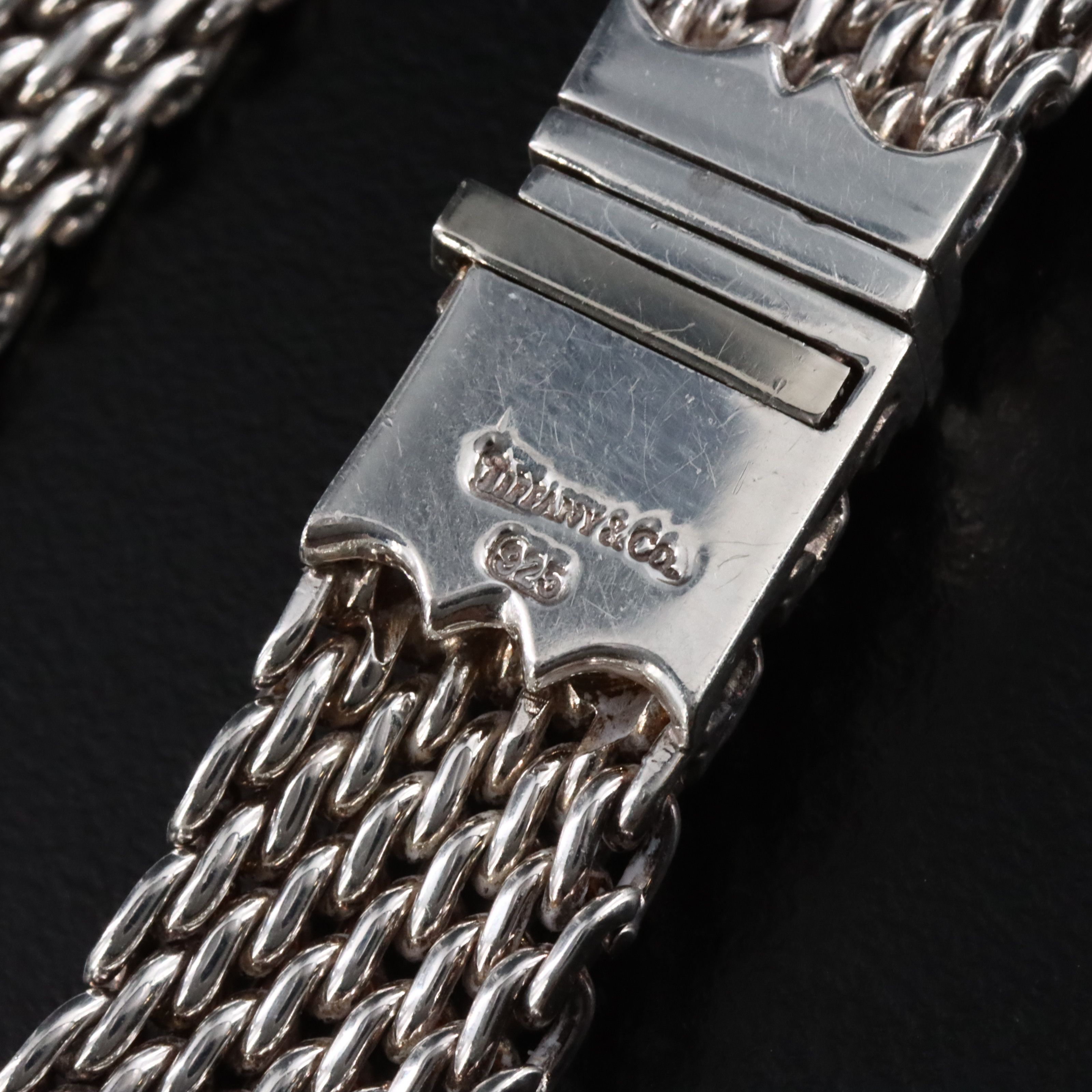 Tiffany & Co. Somerset Sterling Mesh Necklace