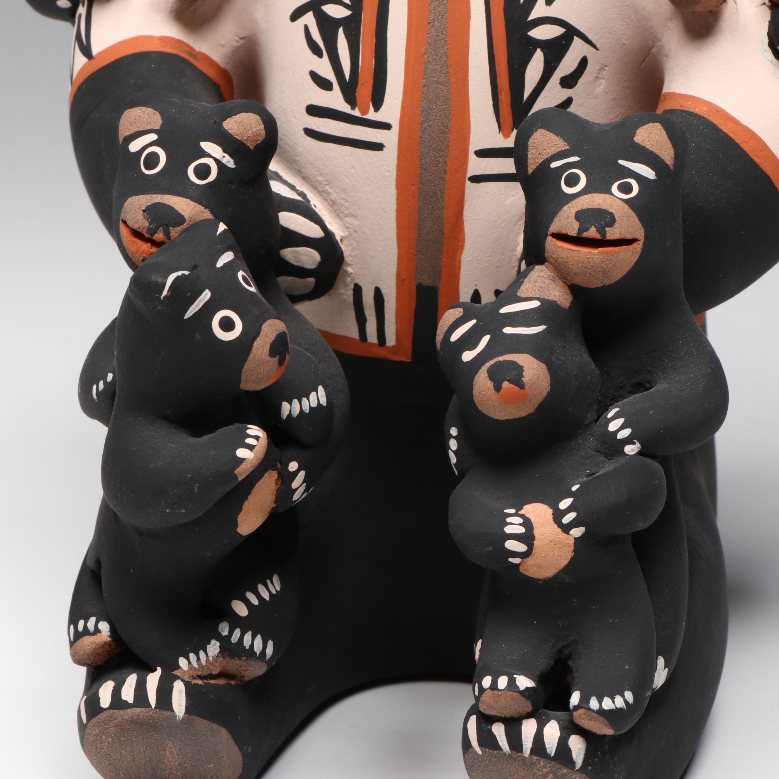 Johnna Herrera Cochiti Pueblo Pottery Bear Storyteller