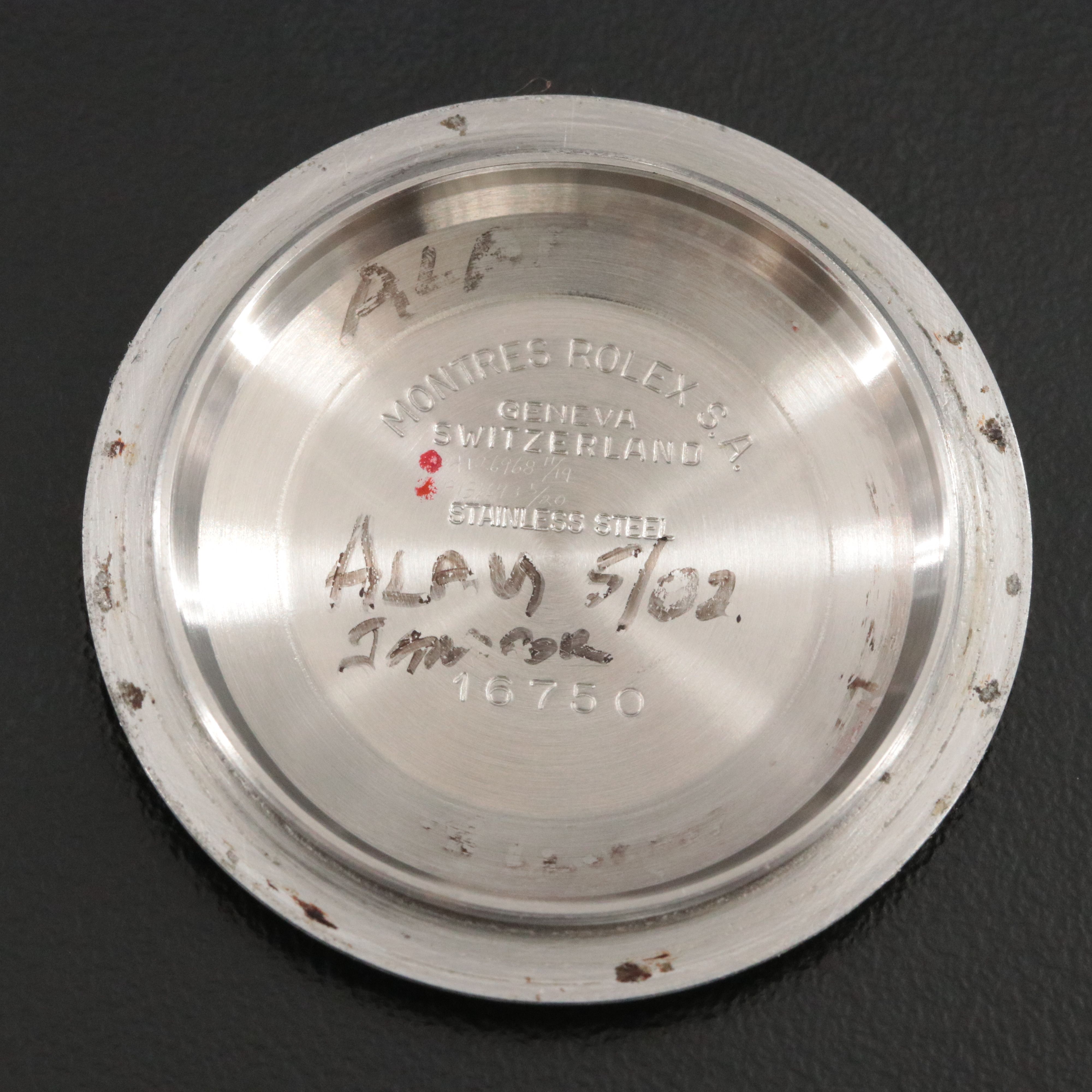 1988 Rolex GMT-Master 16750 Black Dial & Bezel Steel Jubilee Bracelet Watch