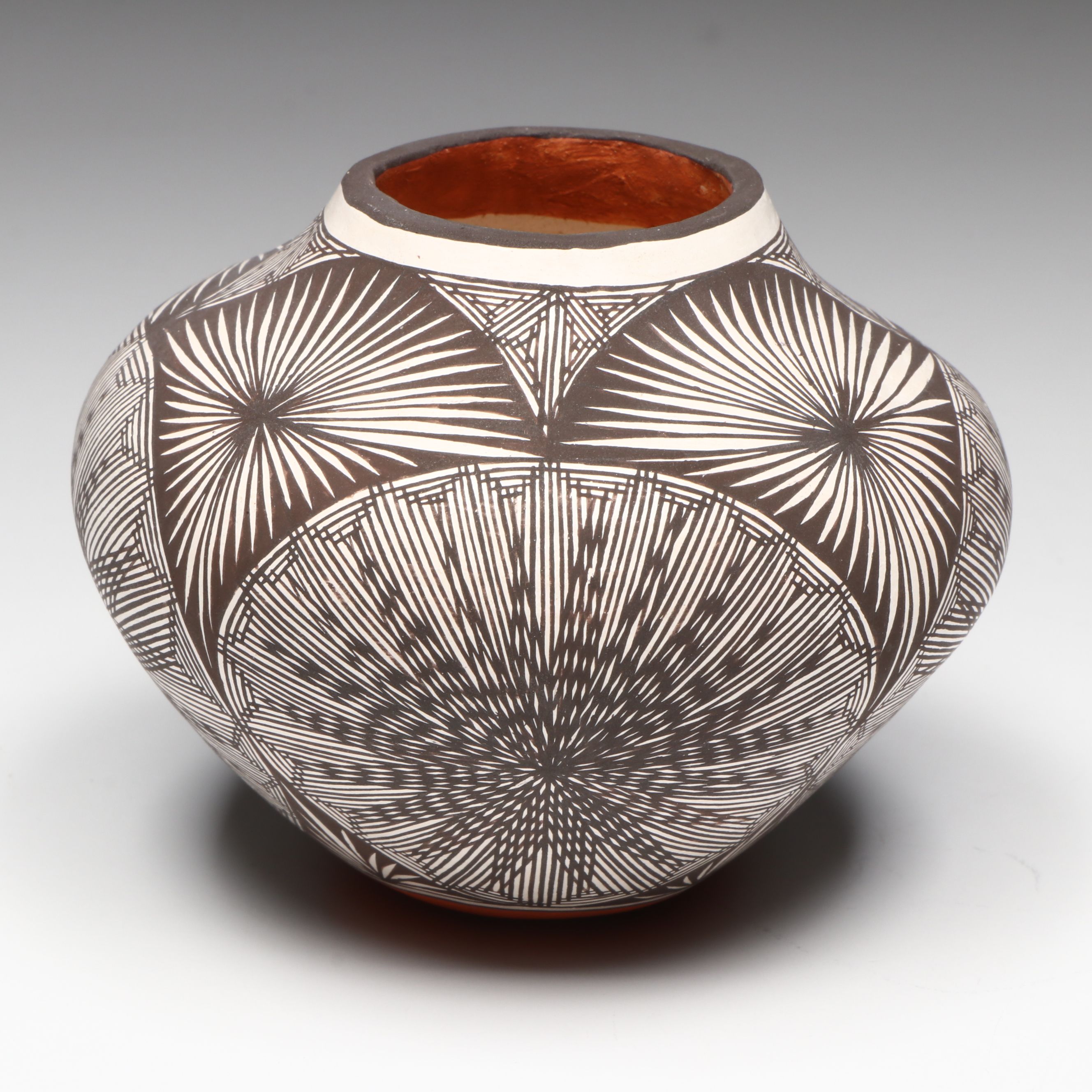 Marietta P. Juanico Acoma Pueblo Pottery Miniature Olla