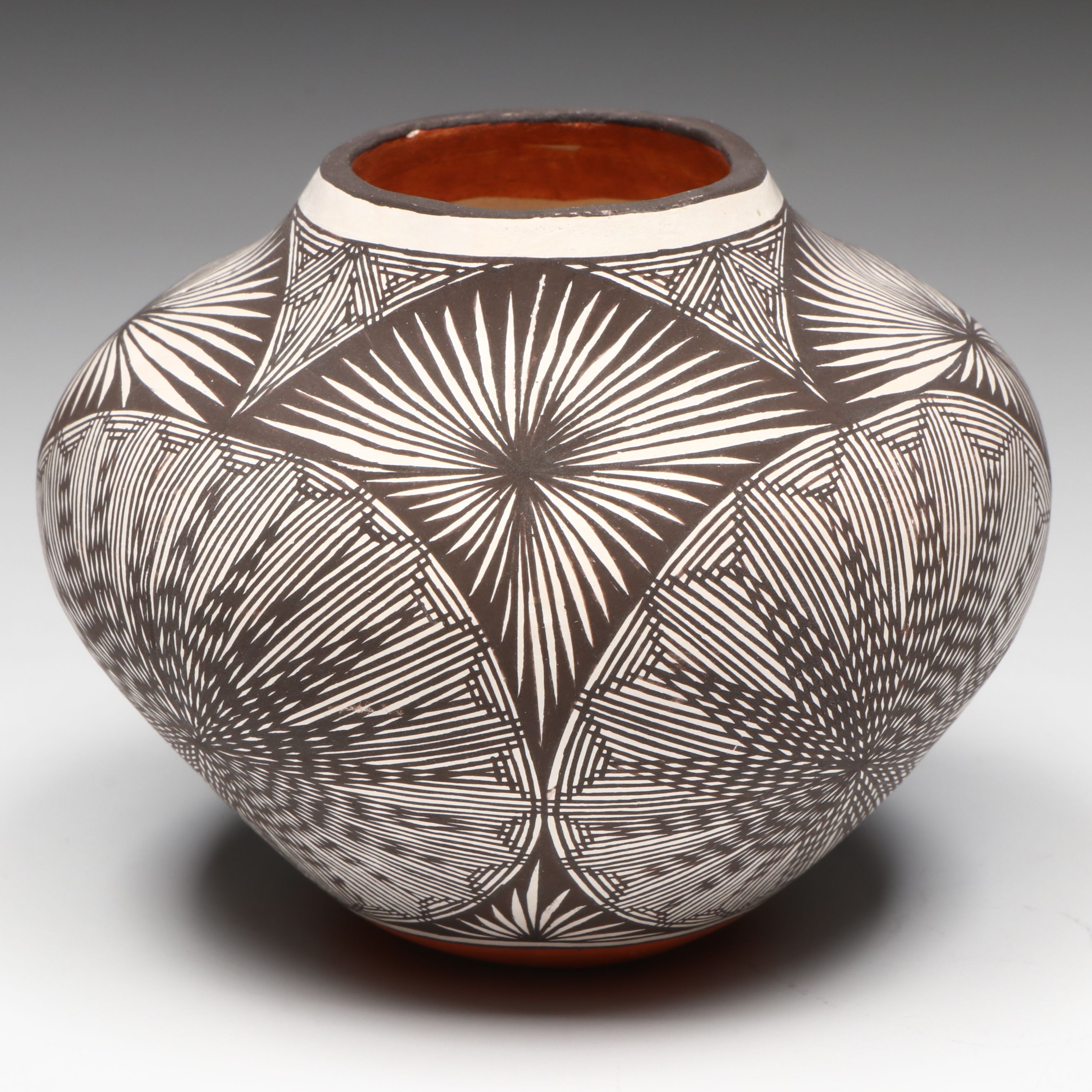 Marietta P. Juanico Acoma Pueblo Pottery Miniature Olla