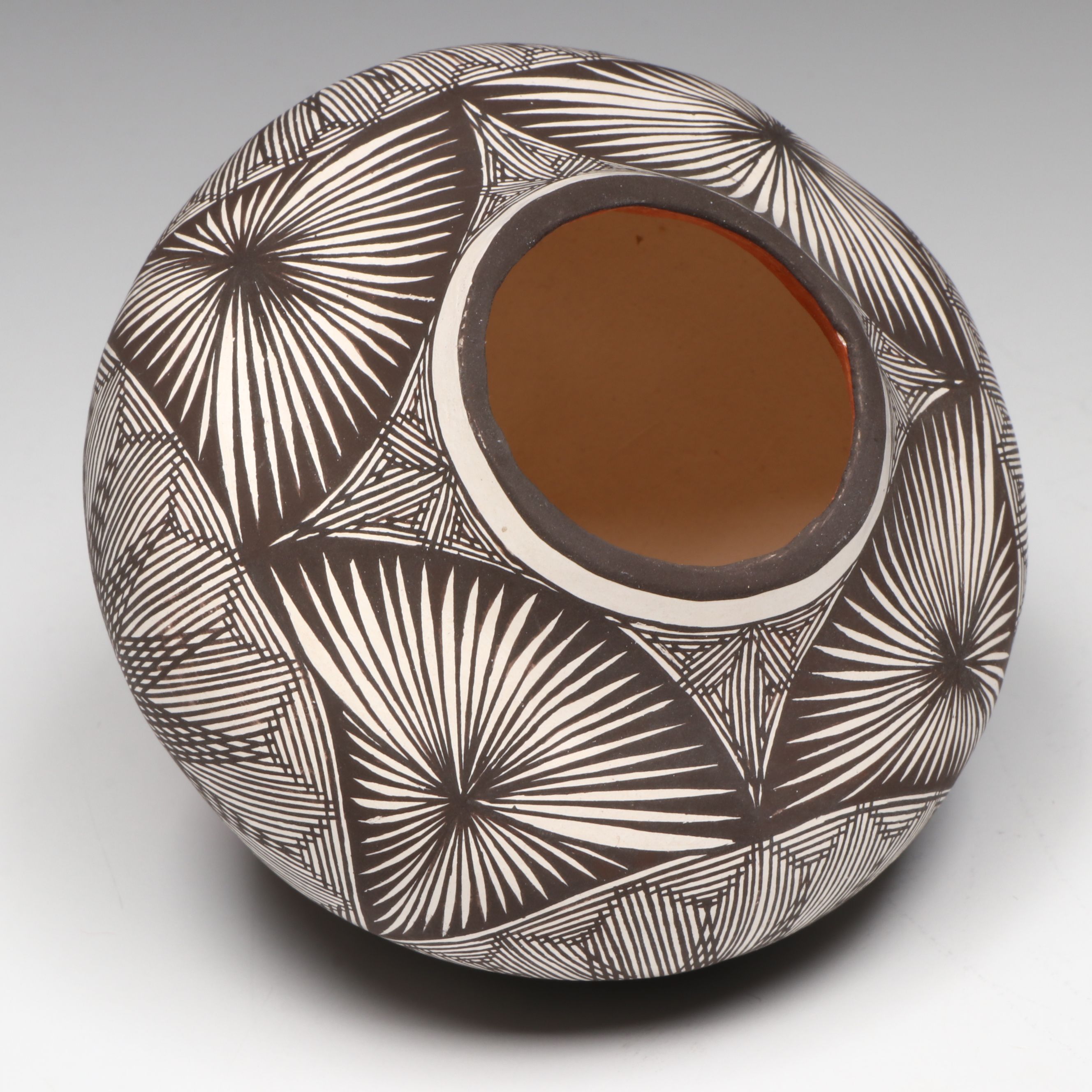 Marietta P. Juanico Acoma Pueblo Pottery Miniature Olla