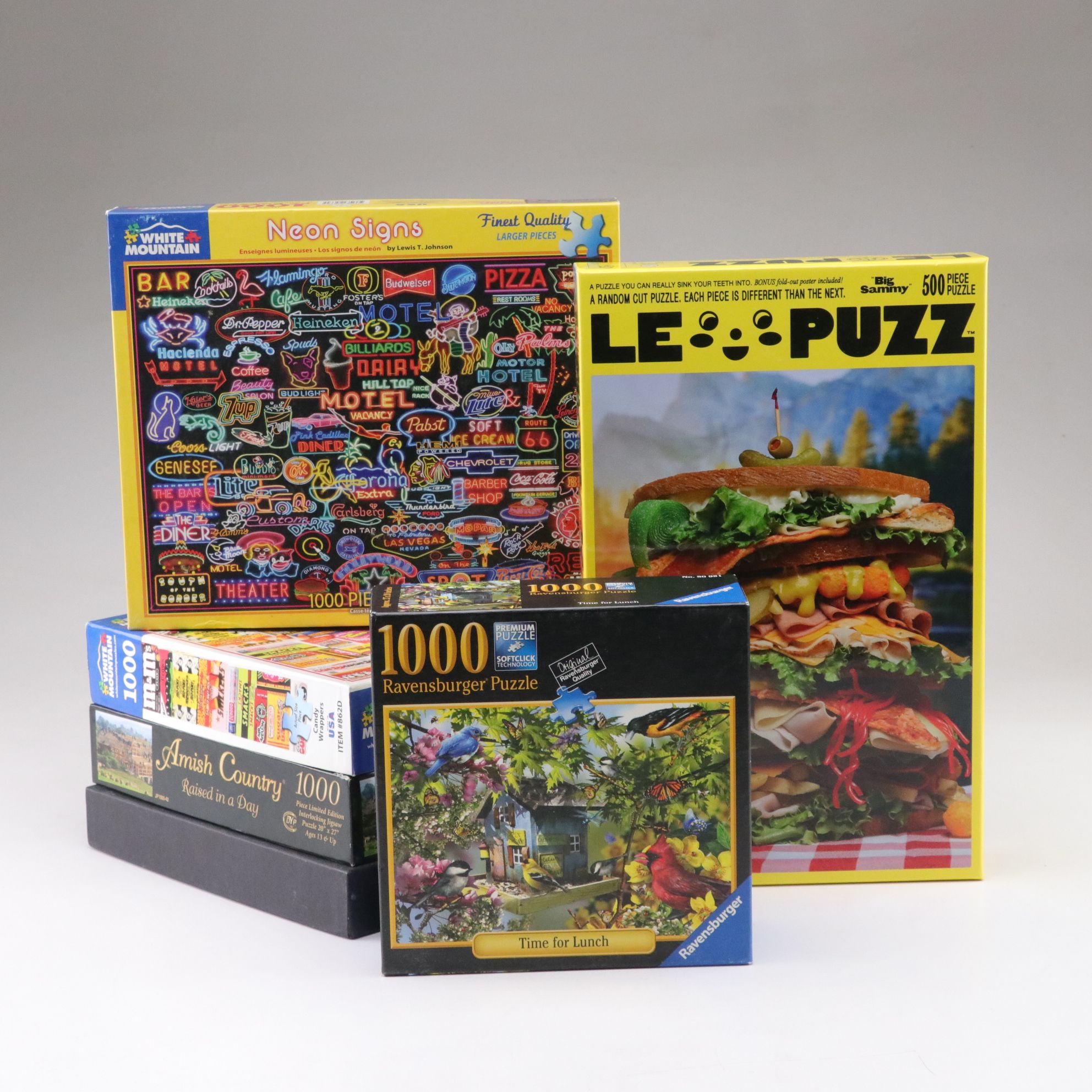 Le Puzz, White Mountain, Doyle Roder, Ravensburger and Front Page Puzzles