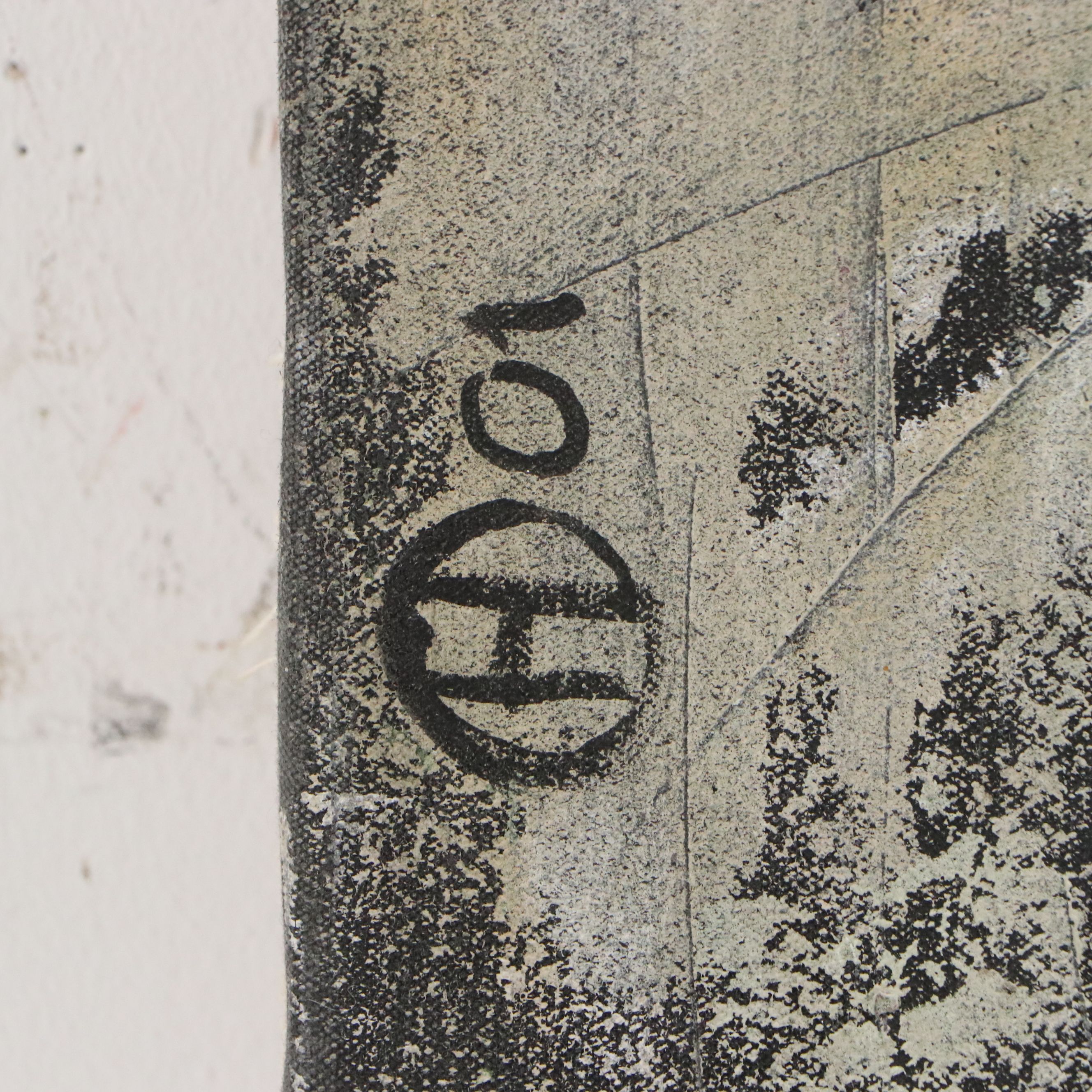 Attributed to Hugo Ochoa Acrylic Painting "Confesitorio," 2001