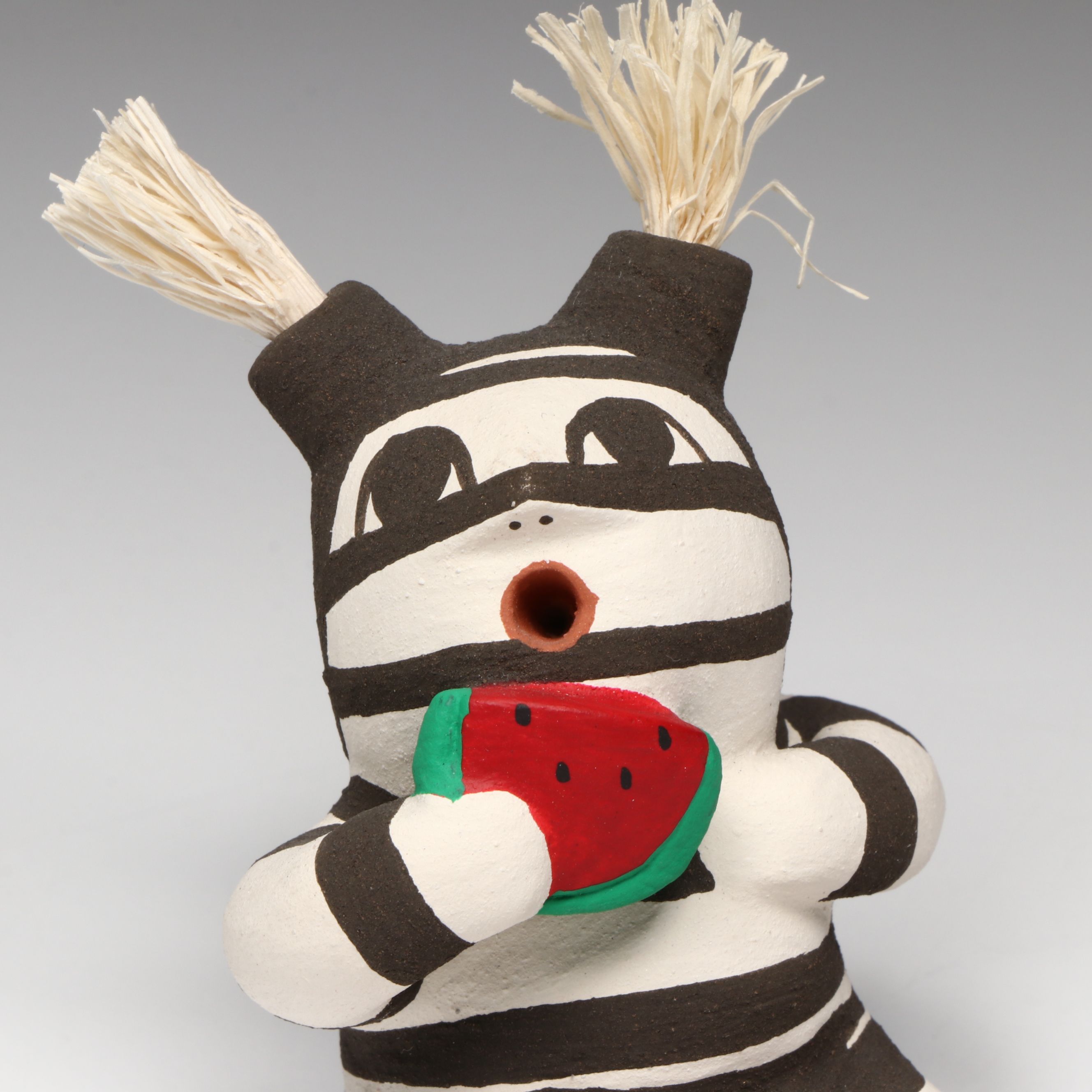 Antoinette Concha Jemez Pueblo Pottery Koshare Storyteller