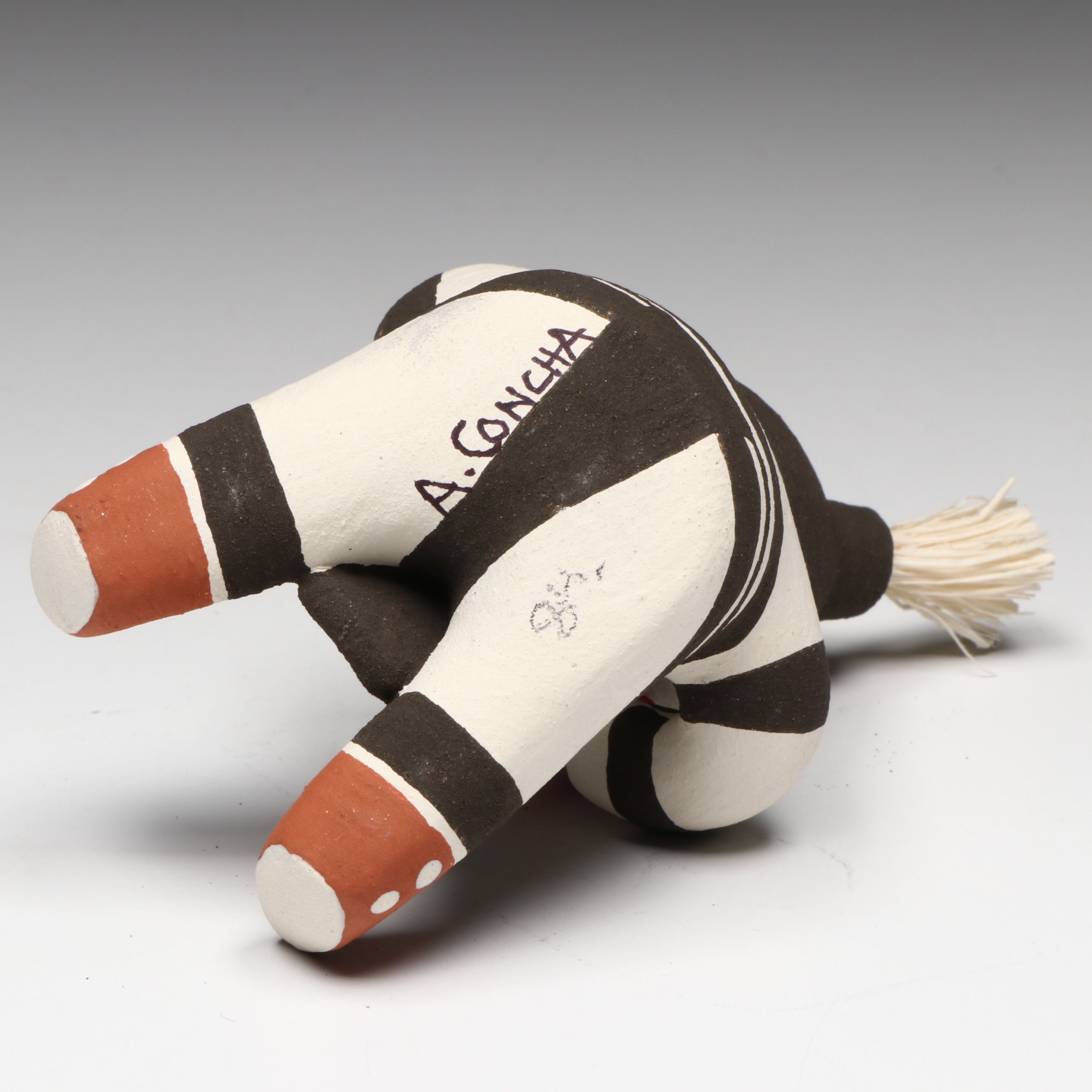 Antoinette Concha Jemez Pueblo Pottery Koshare Storyteller