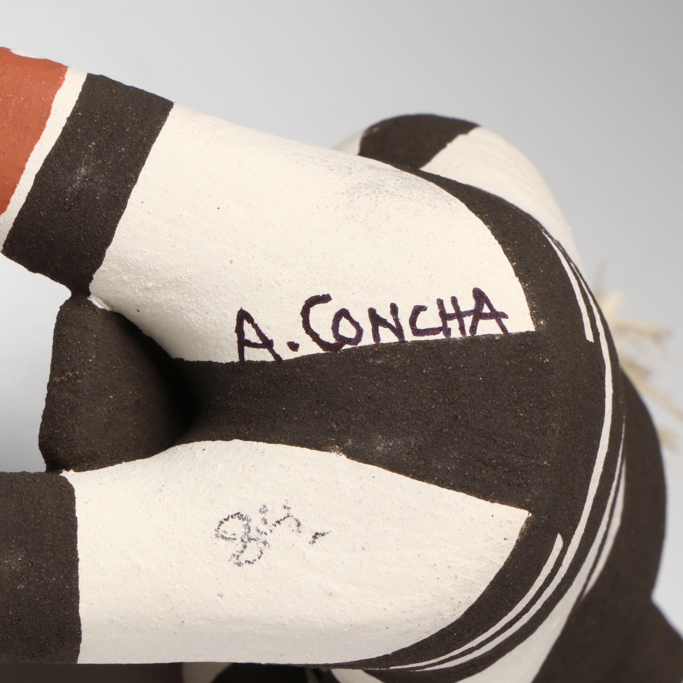 Antoinette Concha Jemez Pueblo Pottery Koshare Storyteller